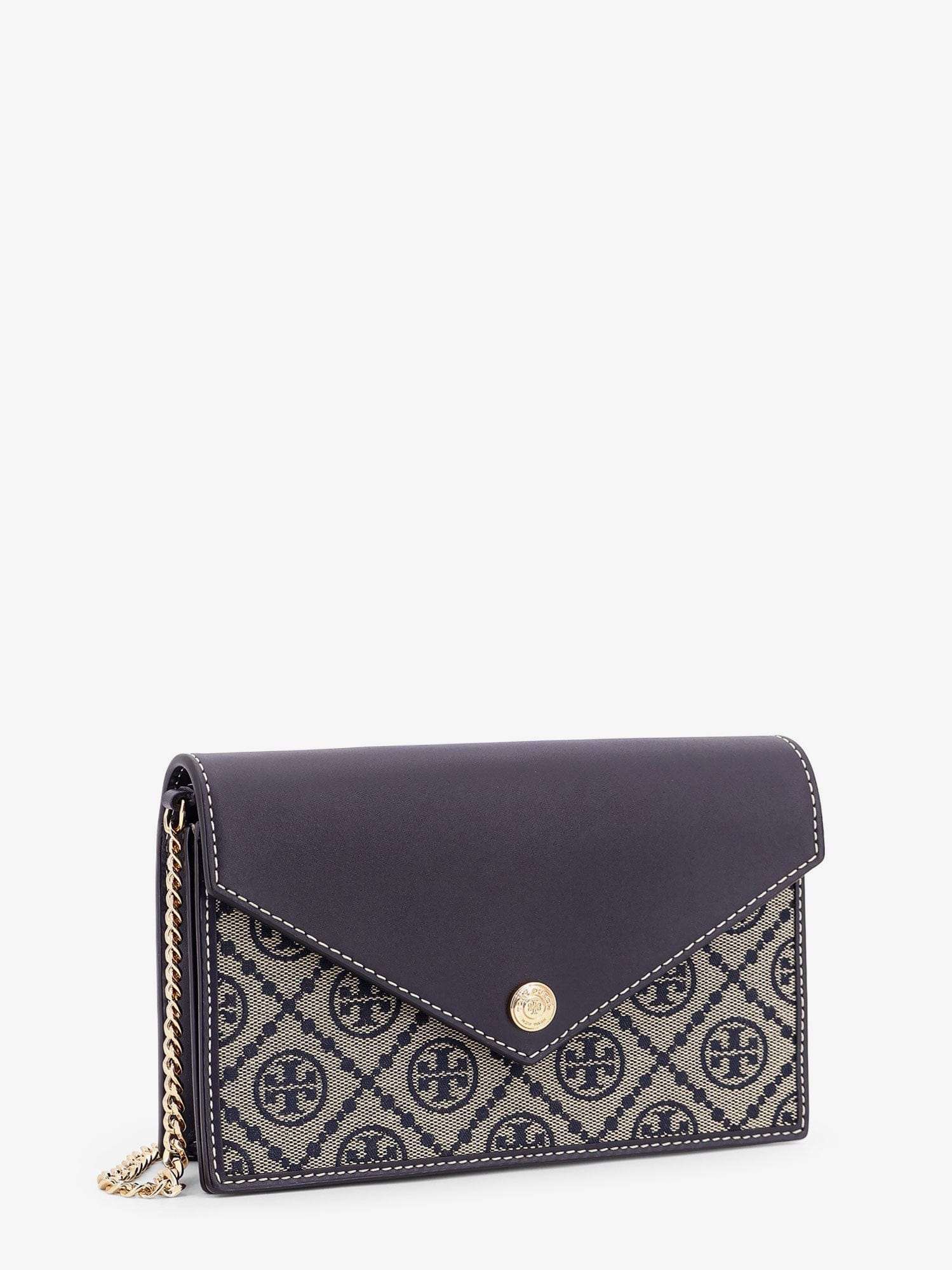 Tory Burch T - Monogram Envelope Chain Wallet