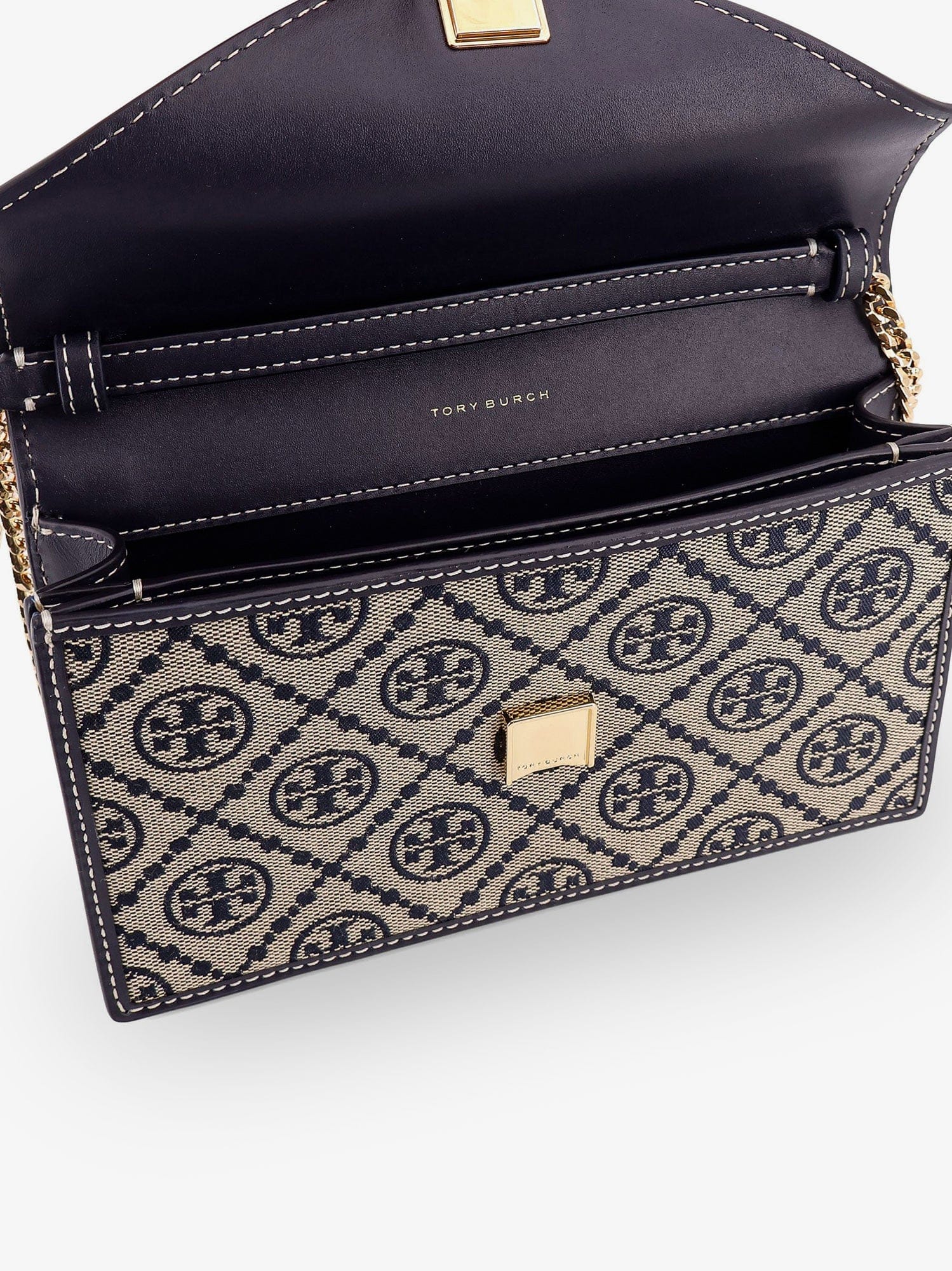 Tory Burch T - Monogram Envelope Chain Wallet