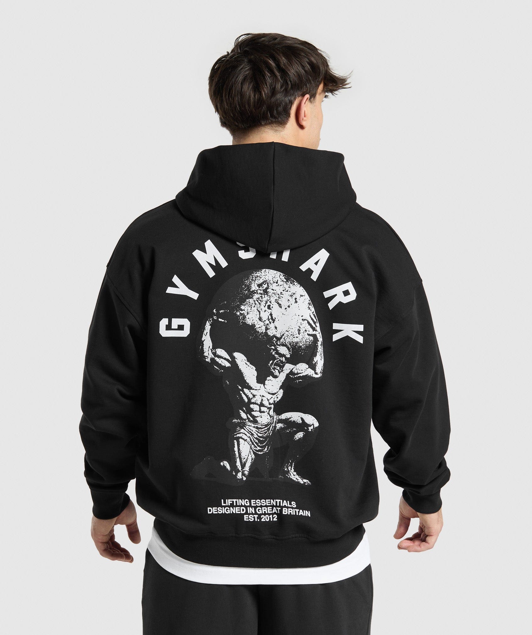 Gymshark Atlas Zip Up Hoodie Black