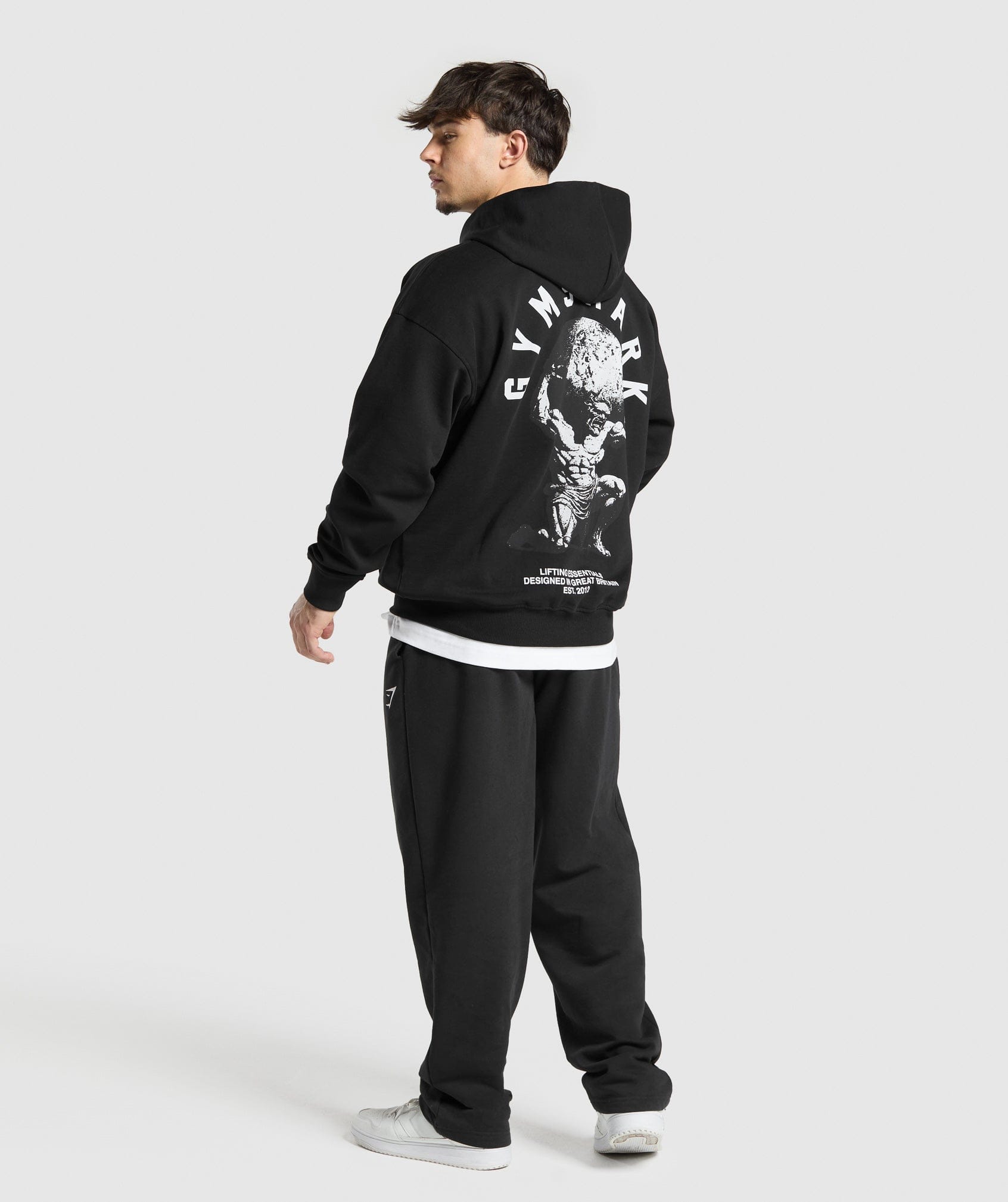 Gymshark Atlas Zip Up Hoodie Black