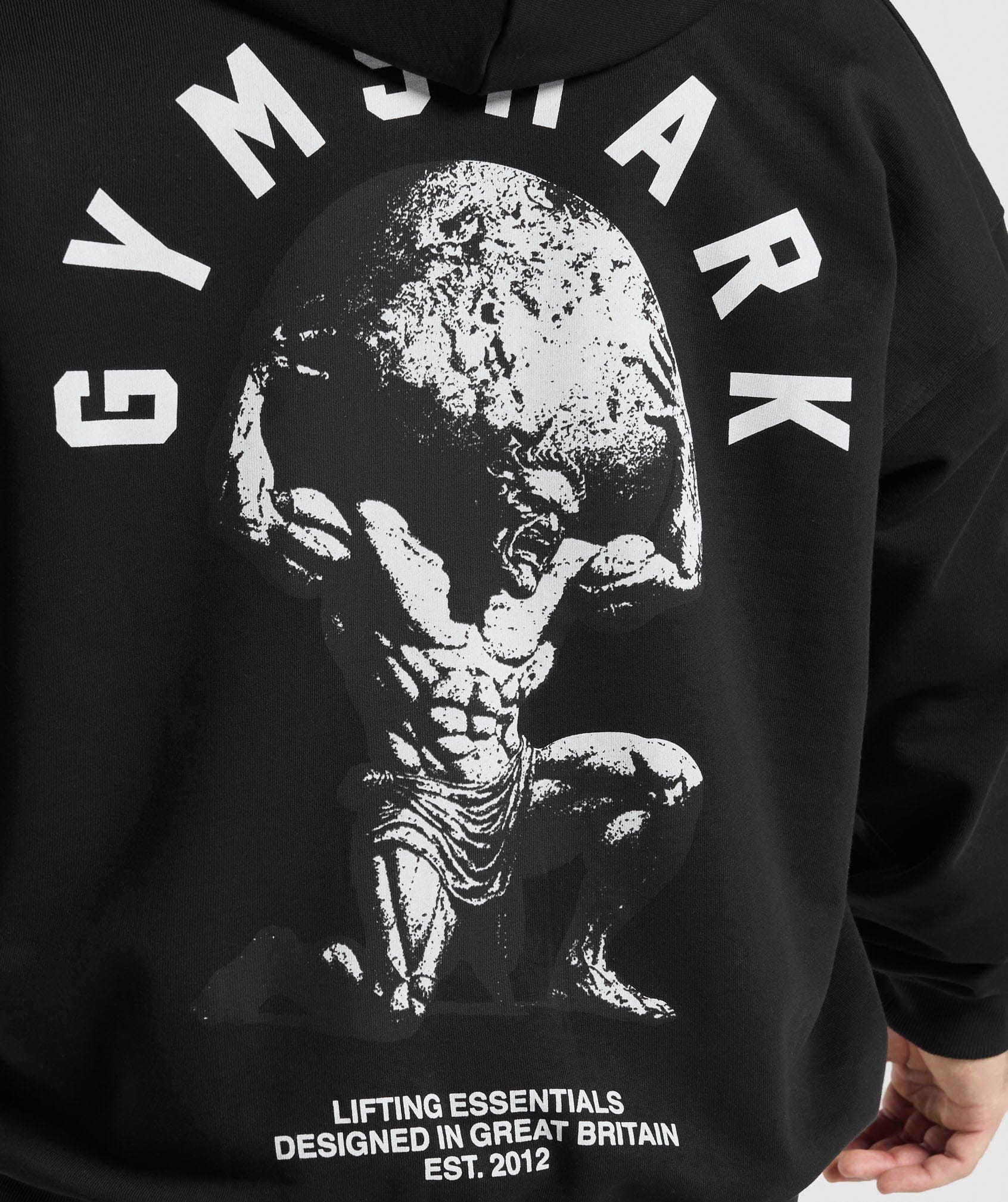 Gymshark Atlas Zip Up Hoodie Black