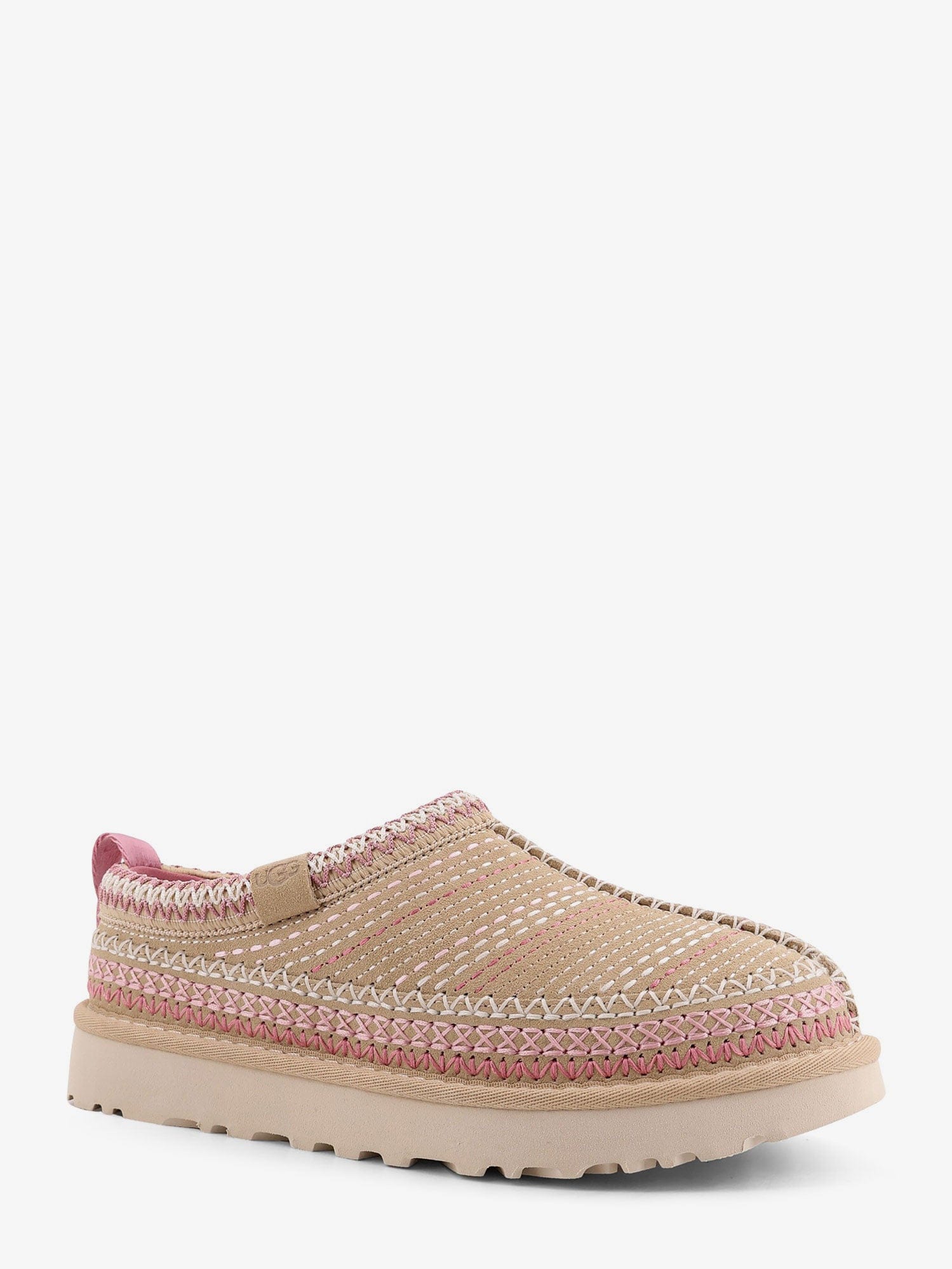 UGG W Tasman Meadow suede sandals with multicolor stitching