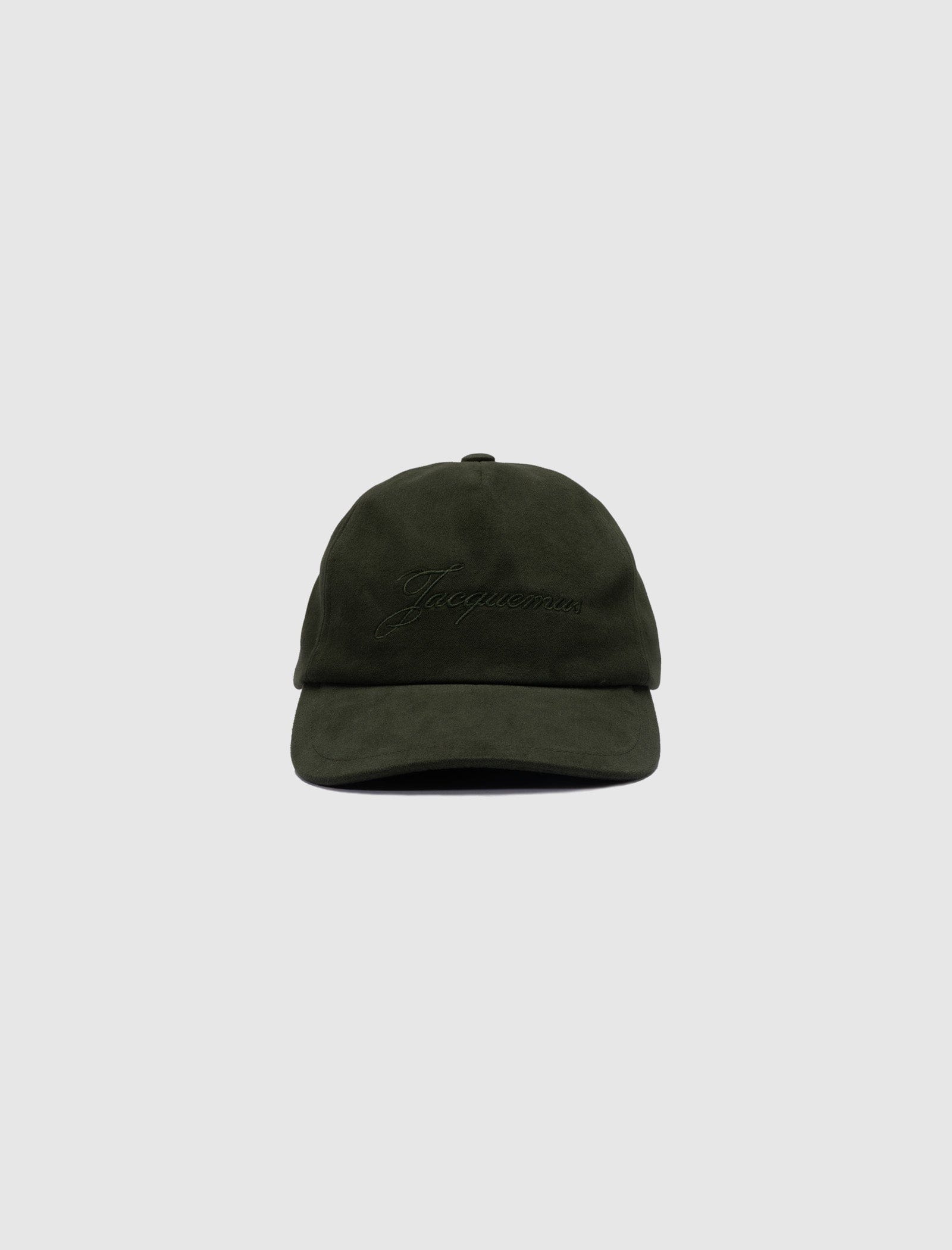 Jacquemus LA CASQUETTE FELTRO DARK GREEN