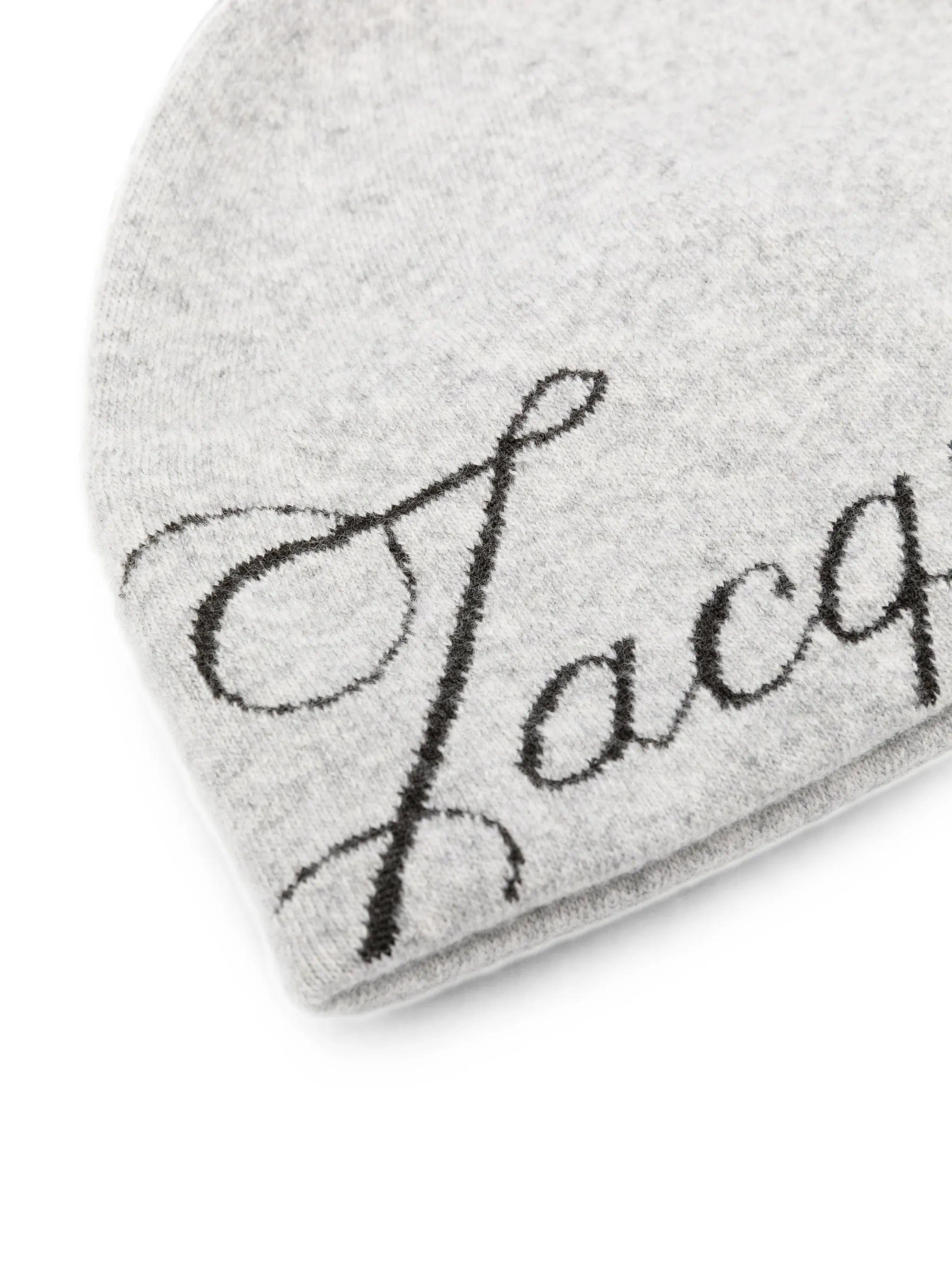 Jacquemus script - logo beanie hat