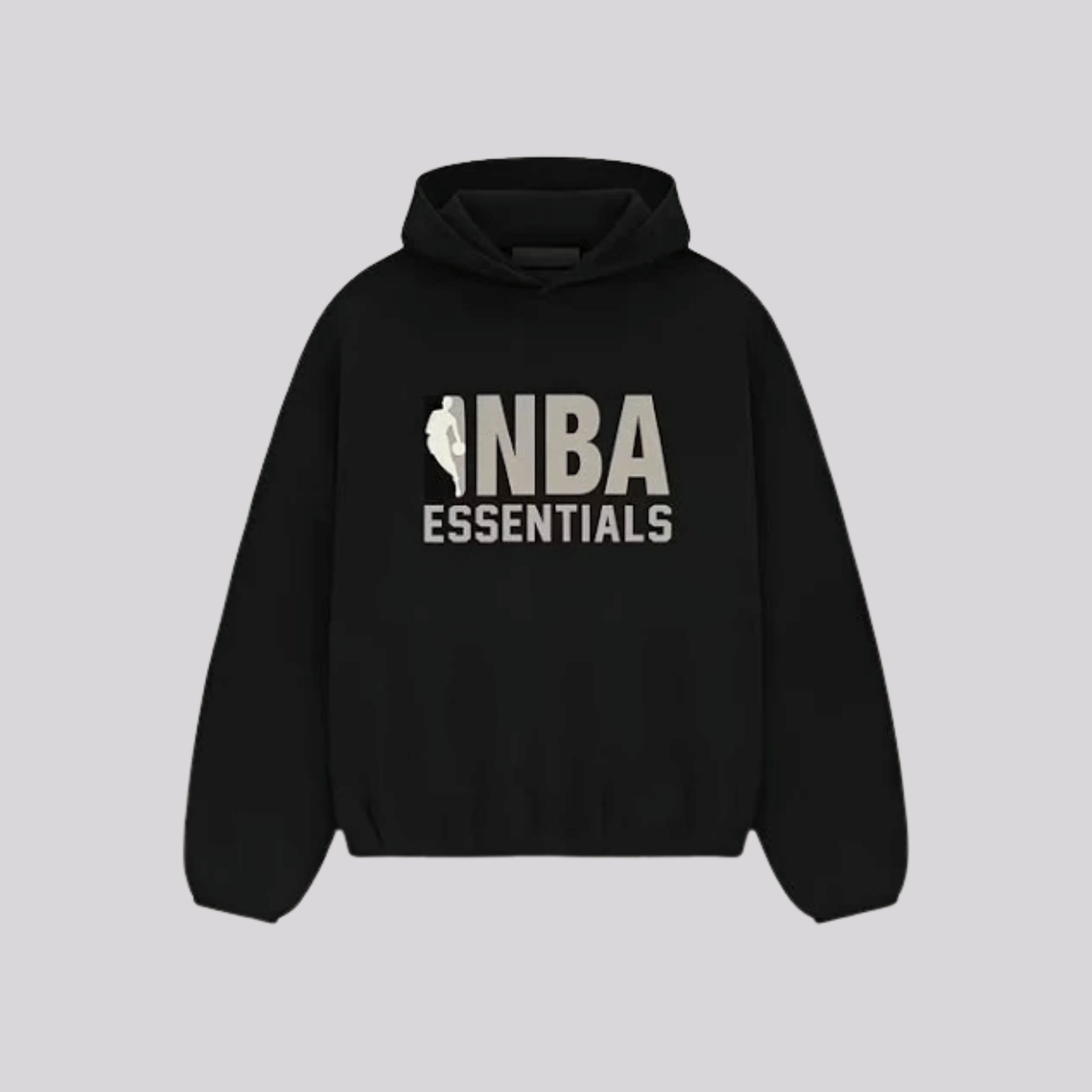 Fear of God Essentials NBA BLACK GREY HOODIE