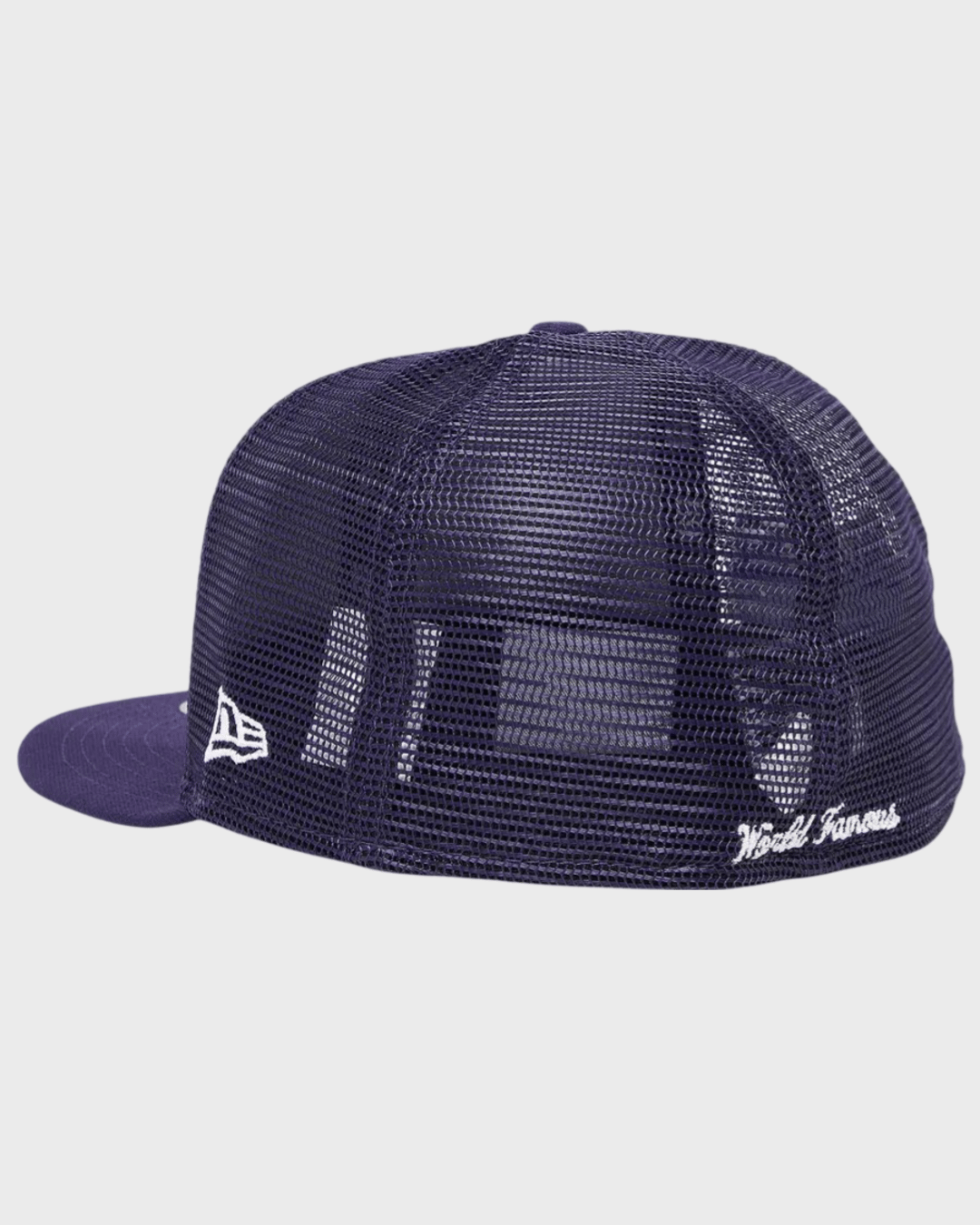 Supreme Box Logo Mesh Back New Era Purple