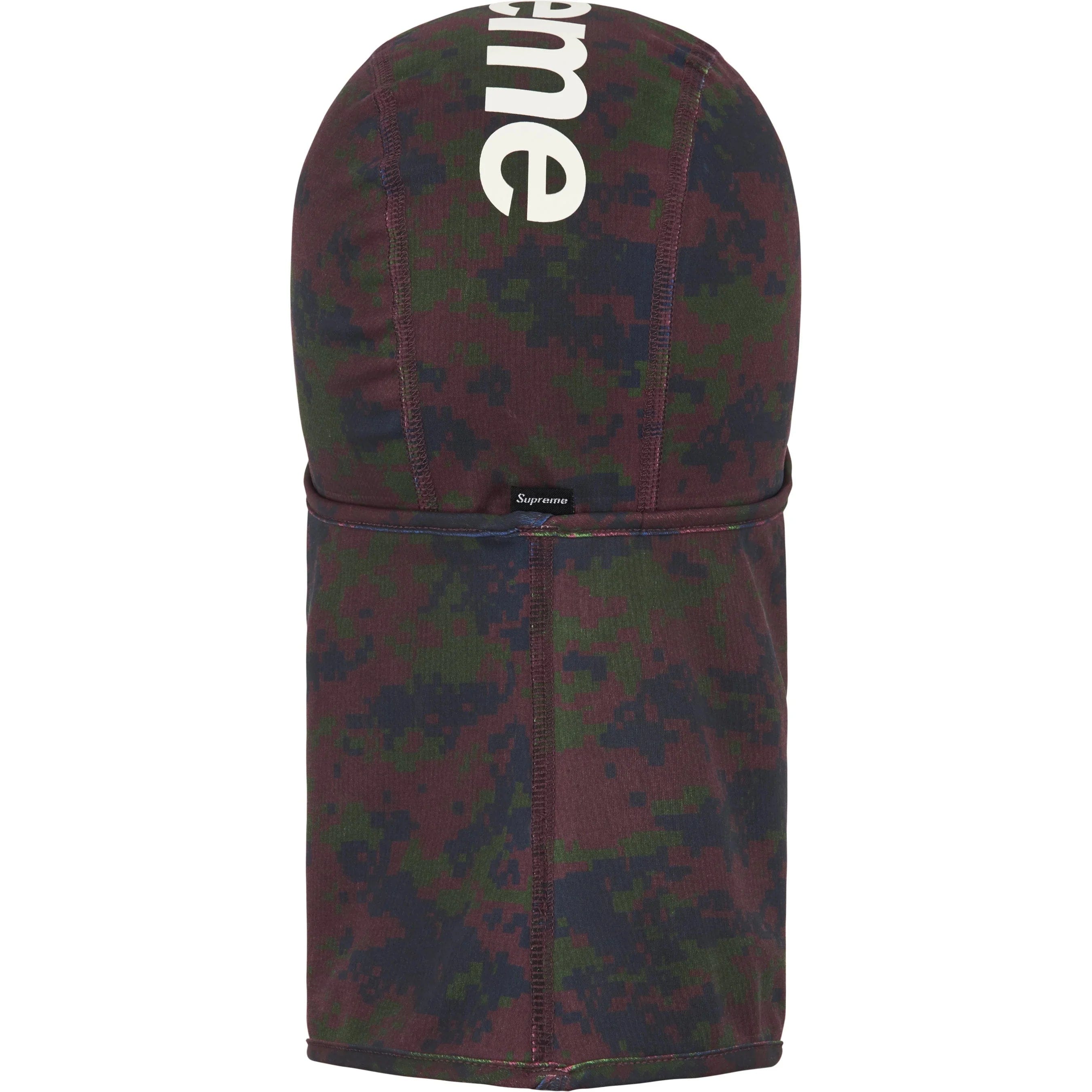 Supreme Heat Reactive Digi Camo Balaclava Black