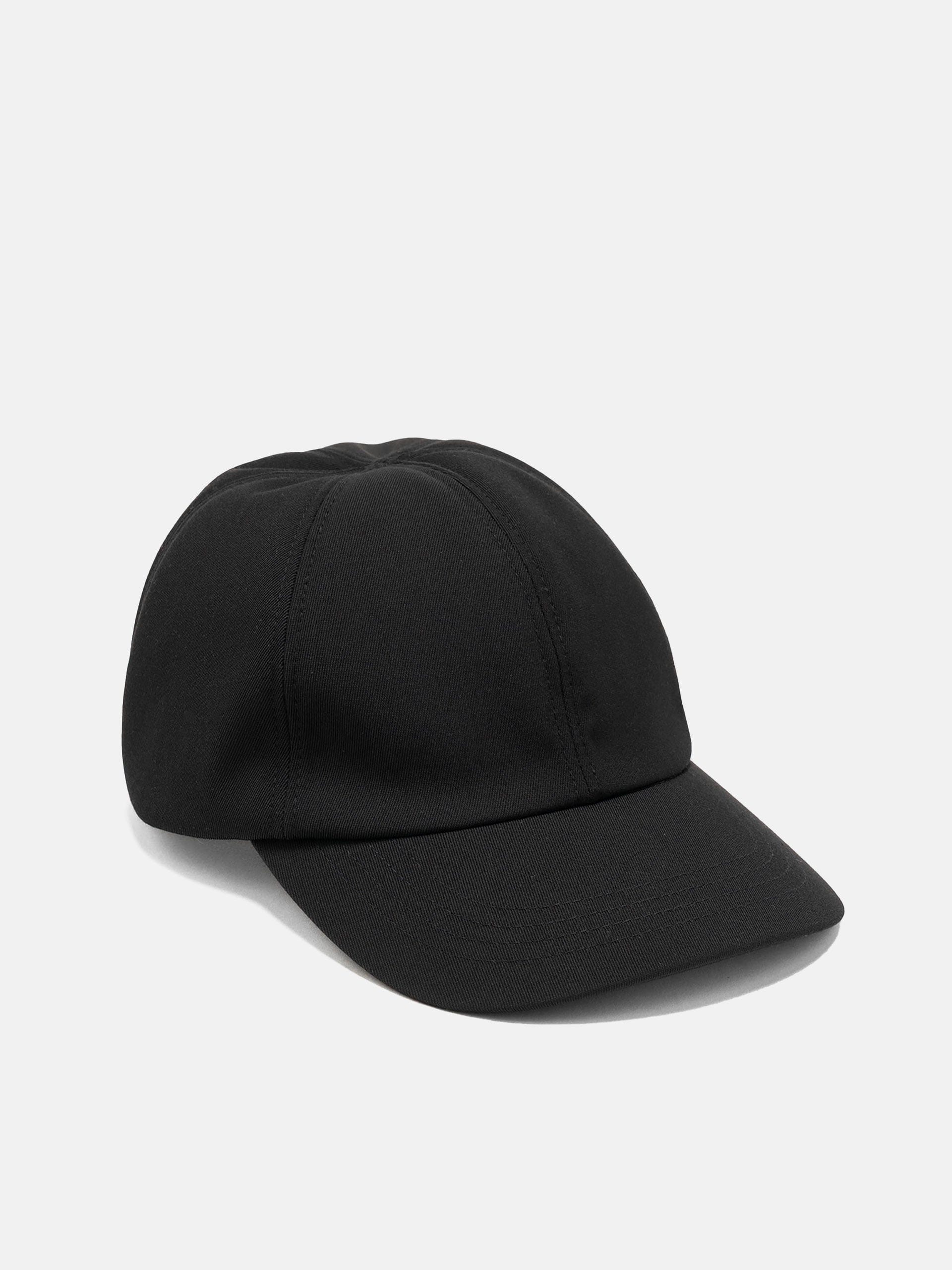 Loro Piana Field Cap - Loro Piana Storm System 3 l Wool Nylon Black