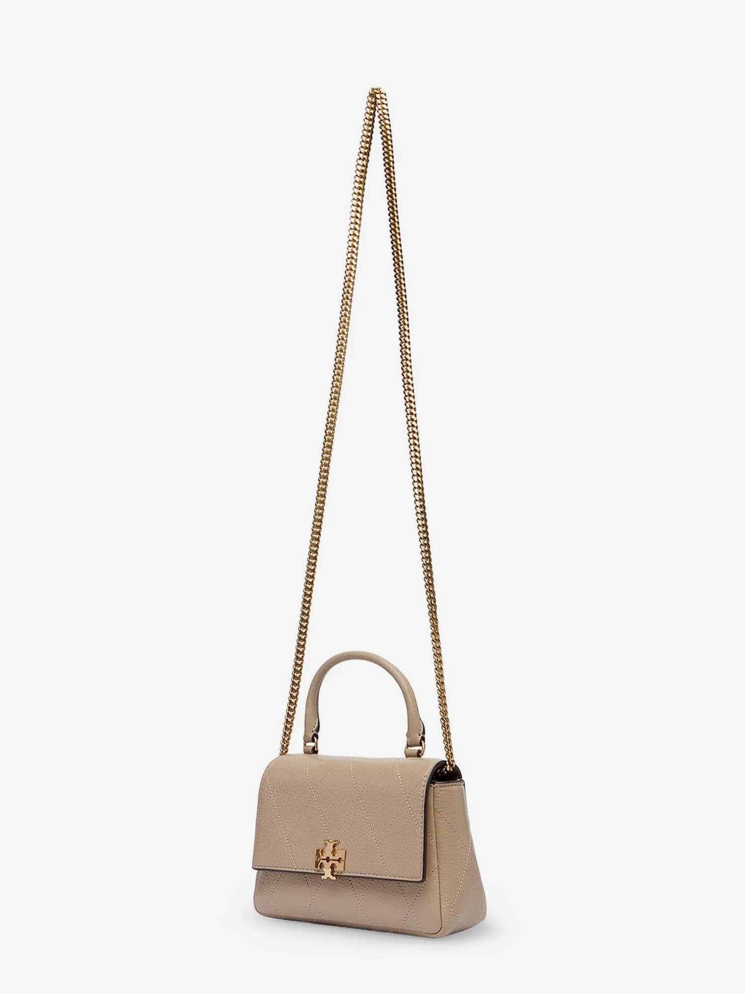 Tory Burch Charlie Quilted Top Handle Chain Wallet crossbodybag