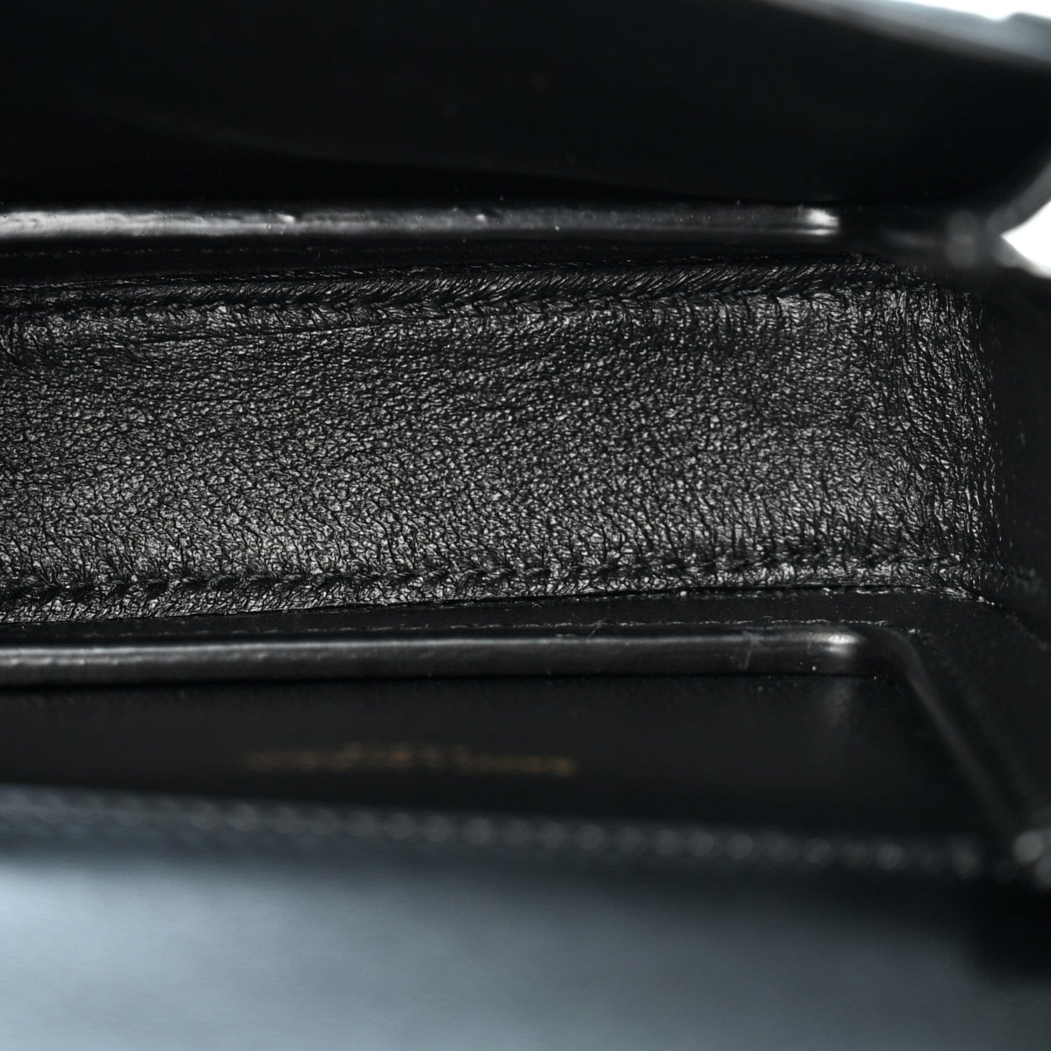 Saint Laurent Smooth Calfskin Micro Solferino Satchel Black