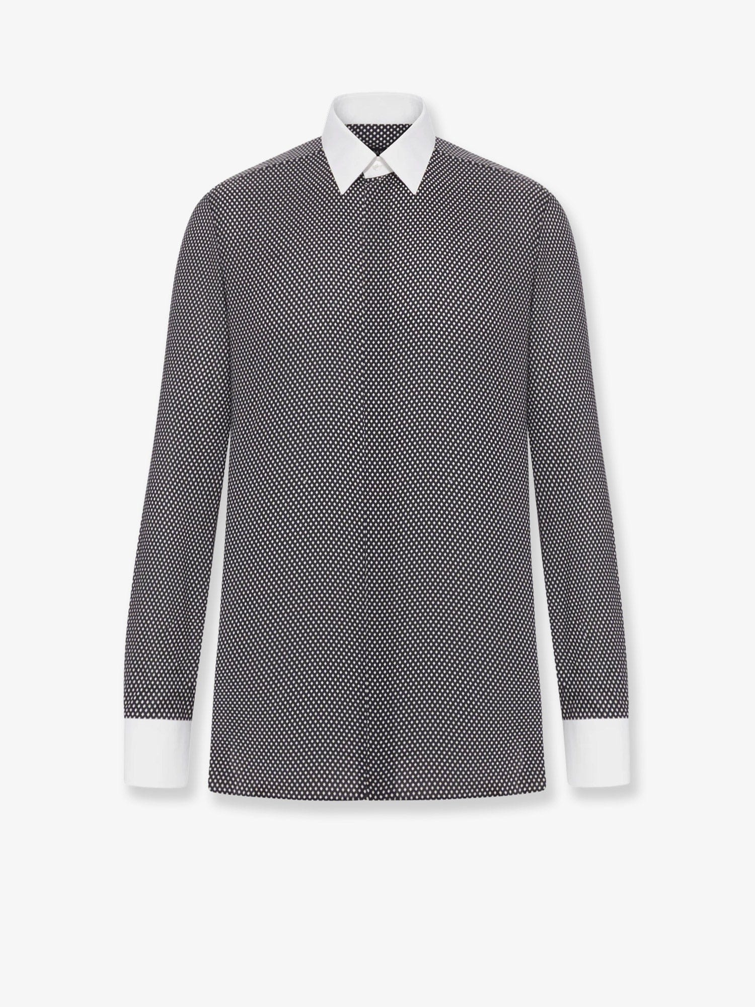 TOM FORD Microfantasy cotton shirt