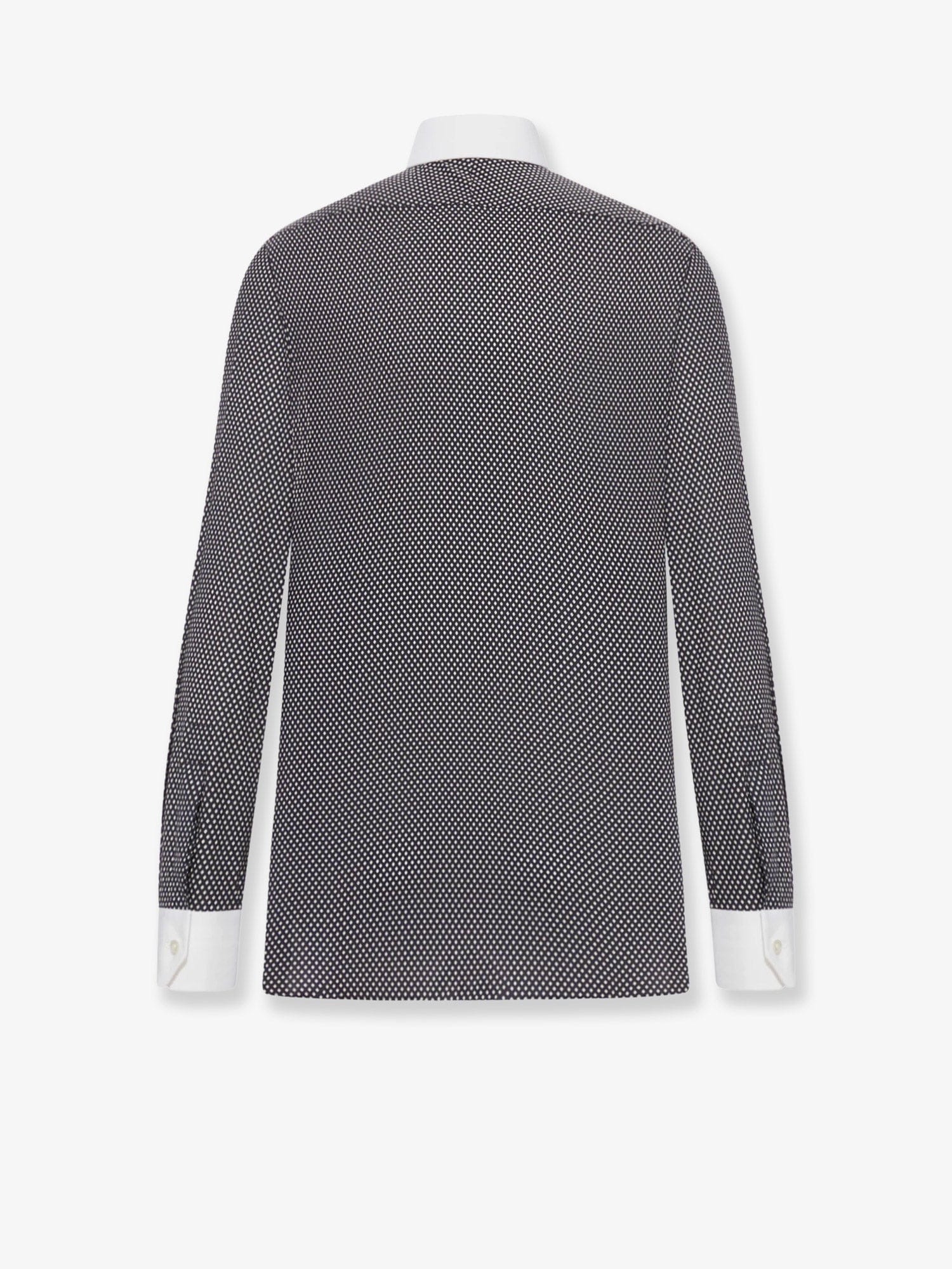 TOM FORD Microfantasy cotton shirt