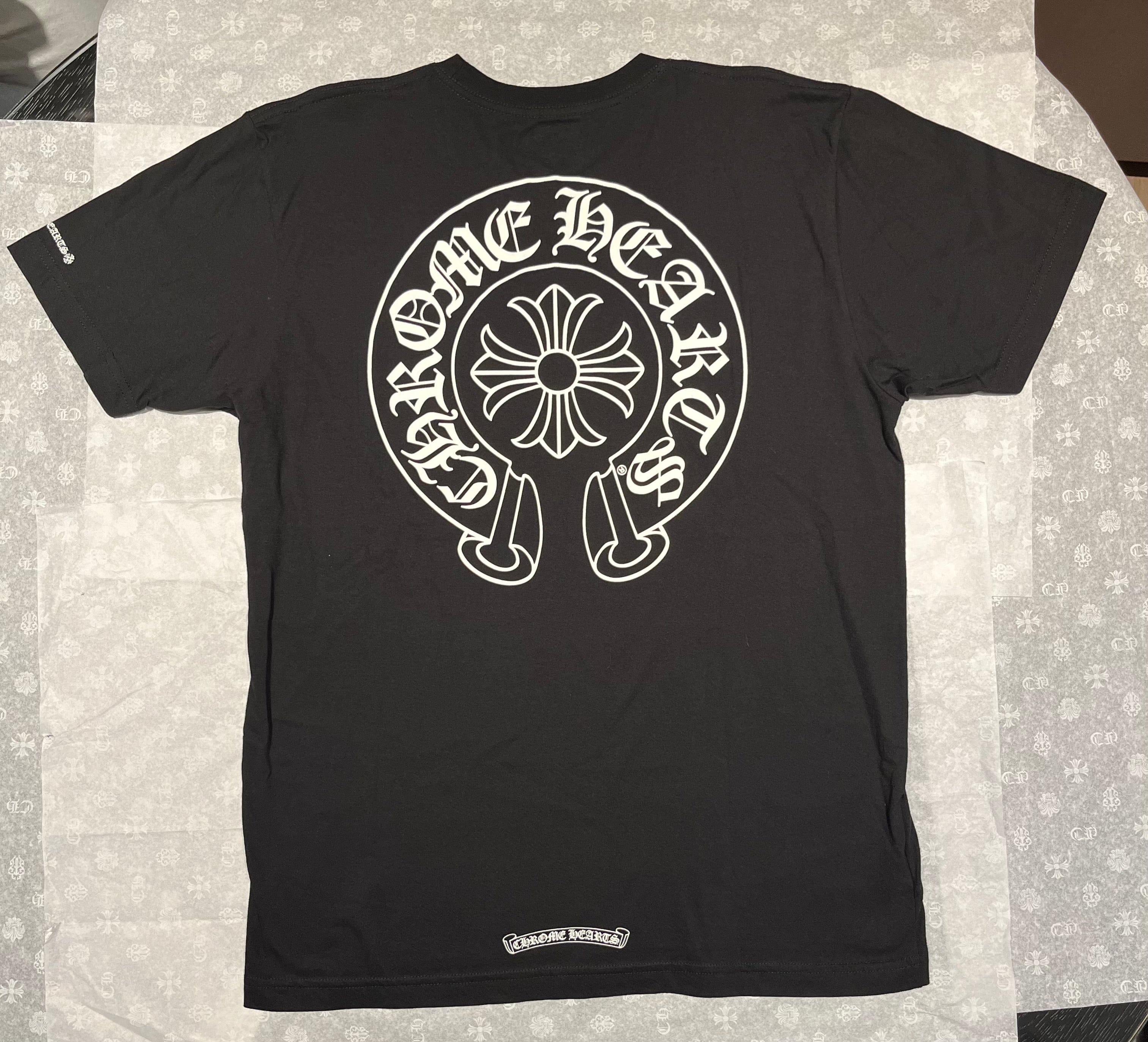 Chrome Hearts T - shirt Chrome Hearts Pocket Crew Black