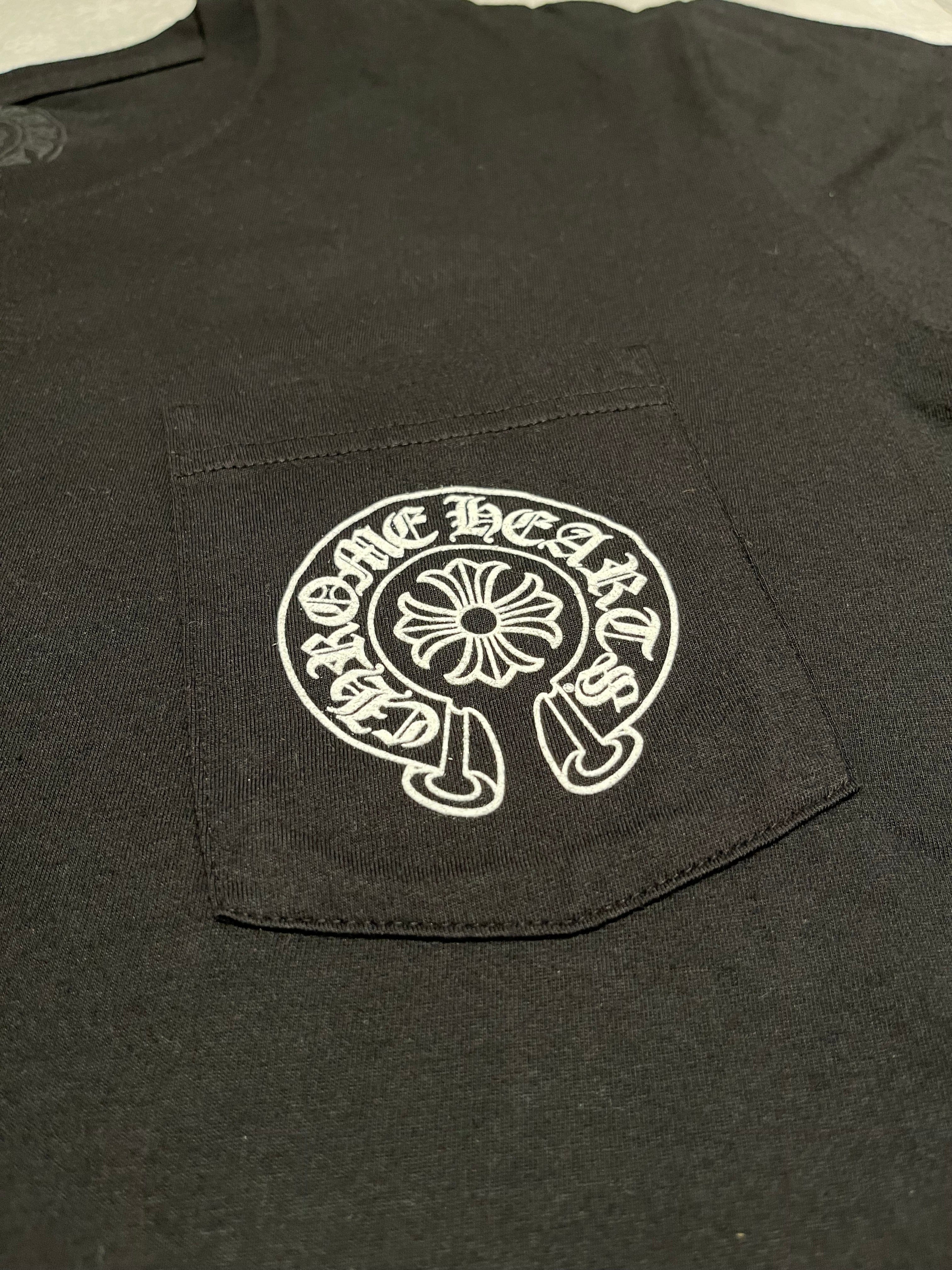 Chrome Hearts T - shirt Chrome Hearts Pocket Crew Black