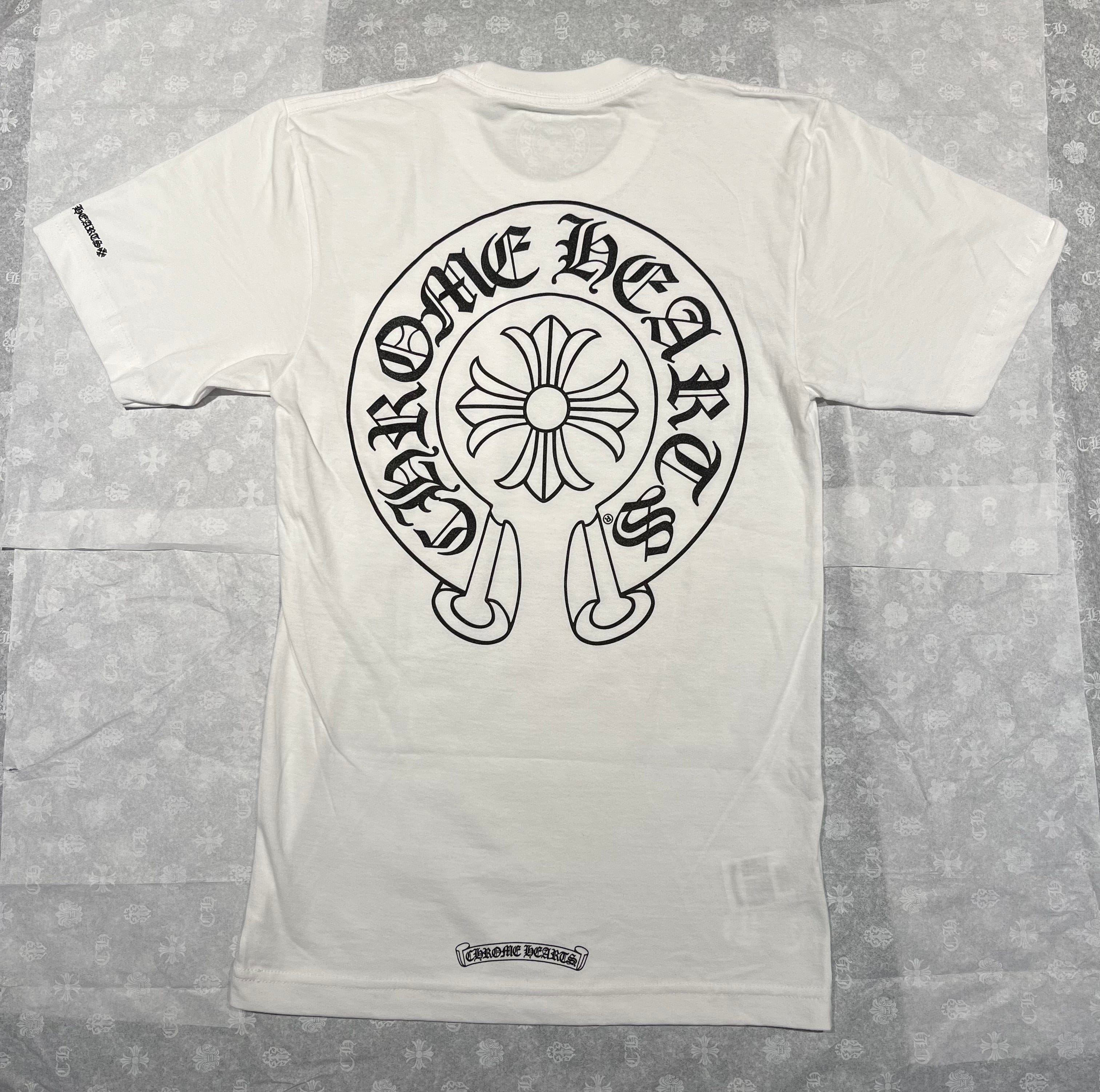 Chrome Hearts T - shirt Chrome Hearts Pocket Crew White