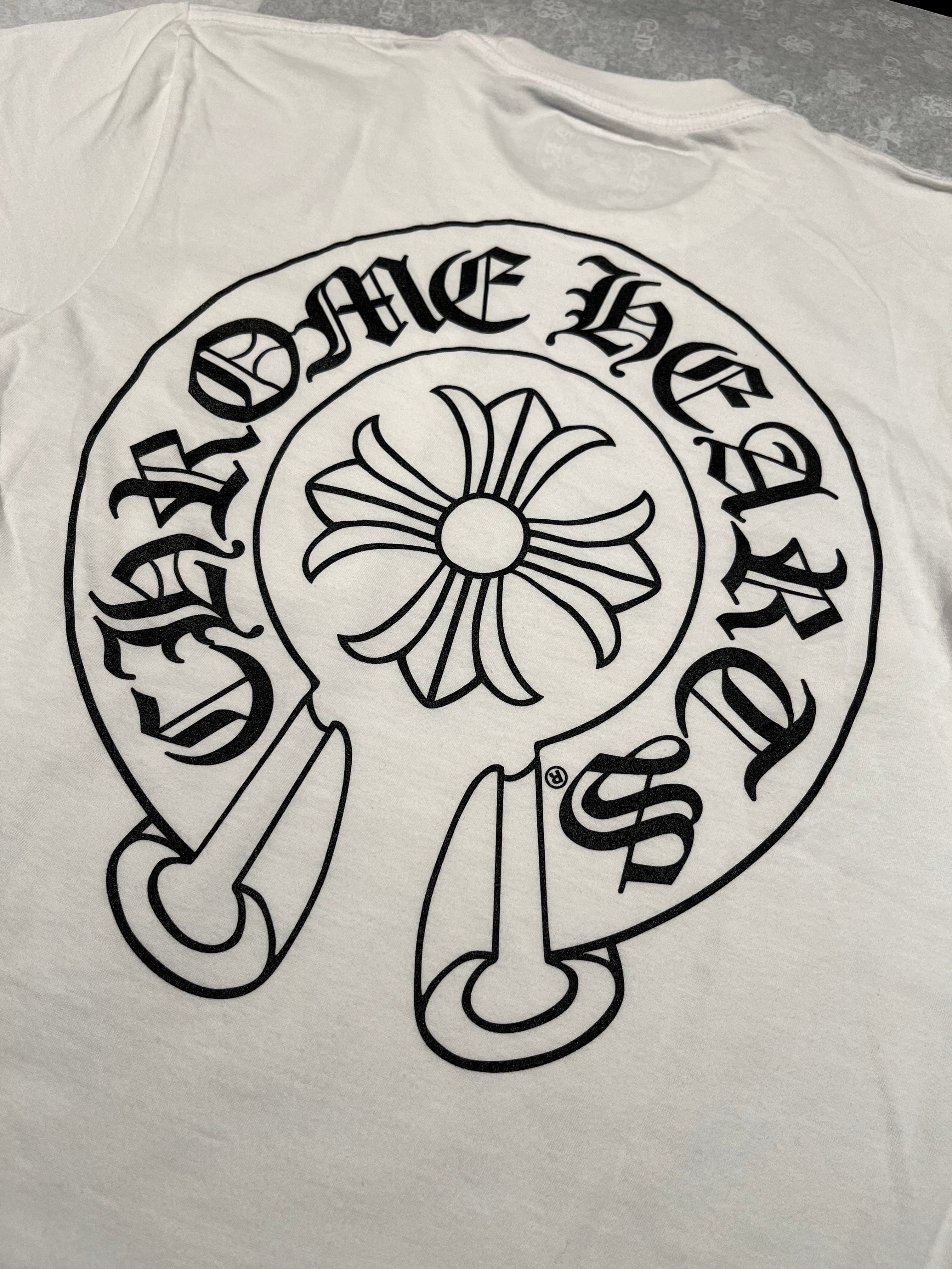 Chrome Hearts T - shirt Chrome Hearts Pocket Crew White