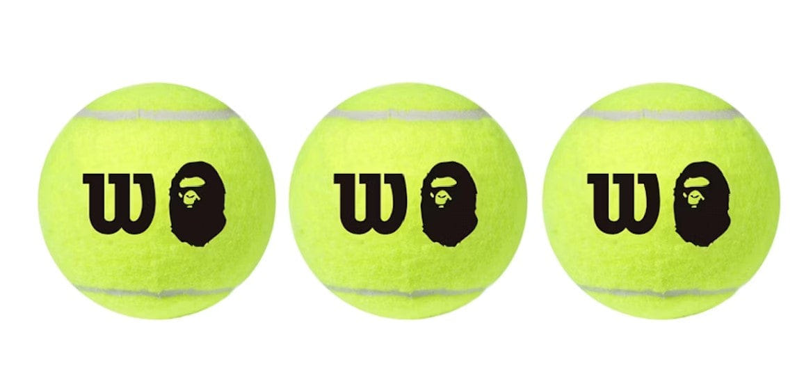 Supreme BAPE x Wilson Tennis Ball Yellow