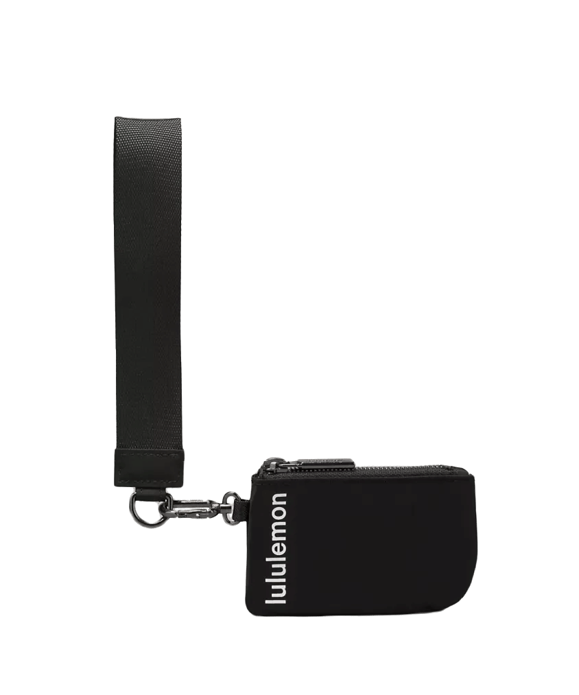 Lululemon Dual Pouch Wristlet Black