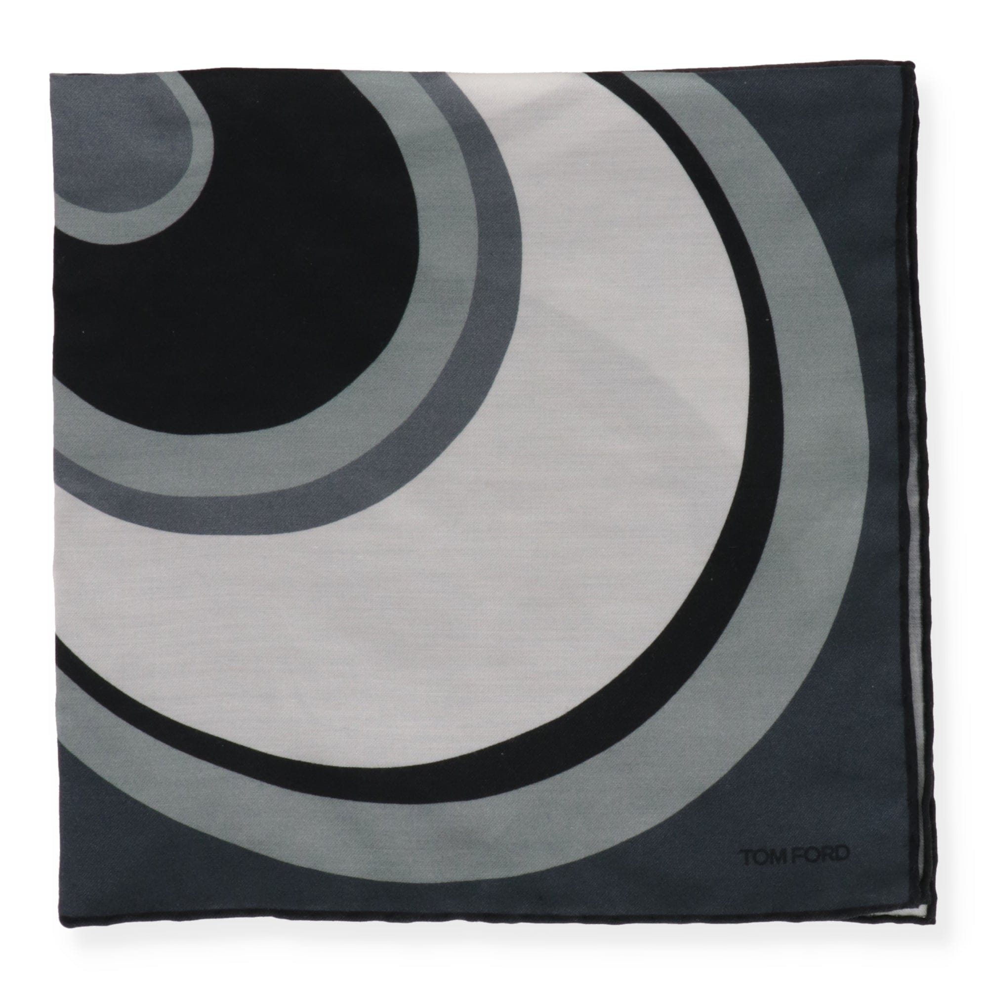 Tom Ford Mens Blue Pocket Square