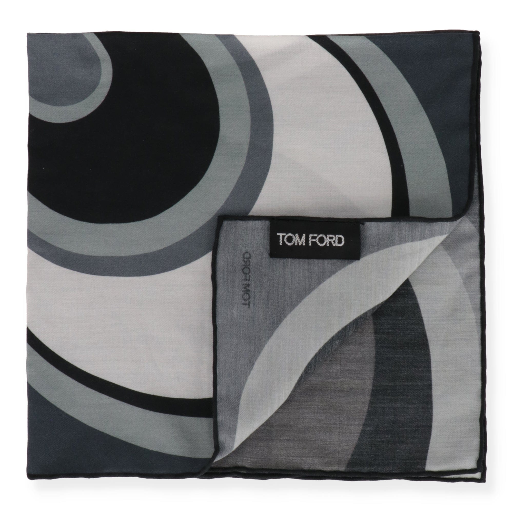 Tom Ford Mens Blue Pocket Square