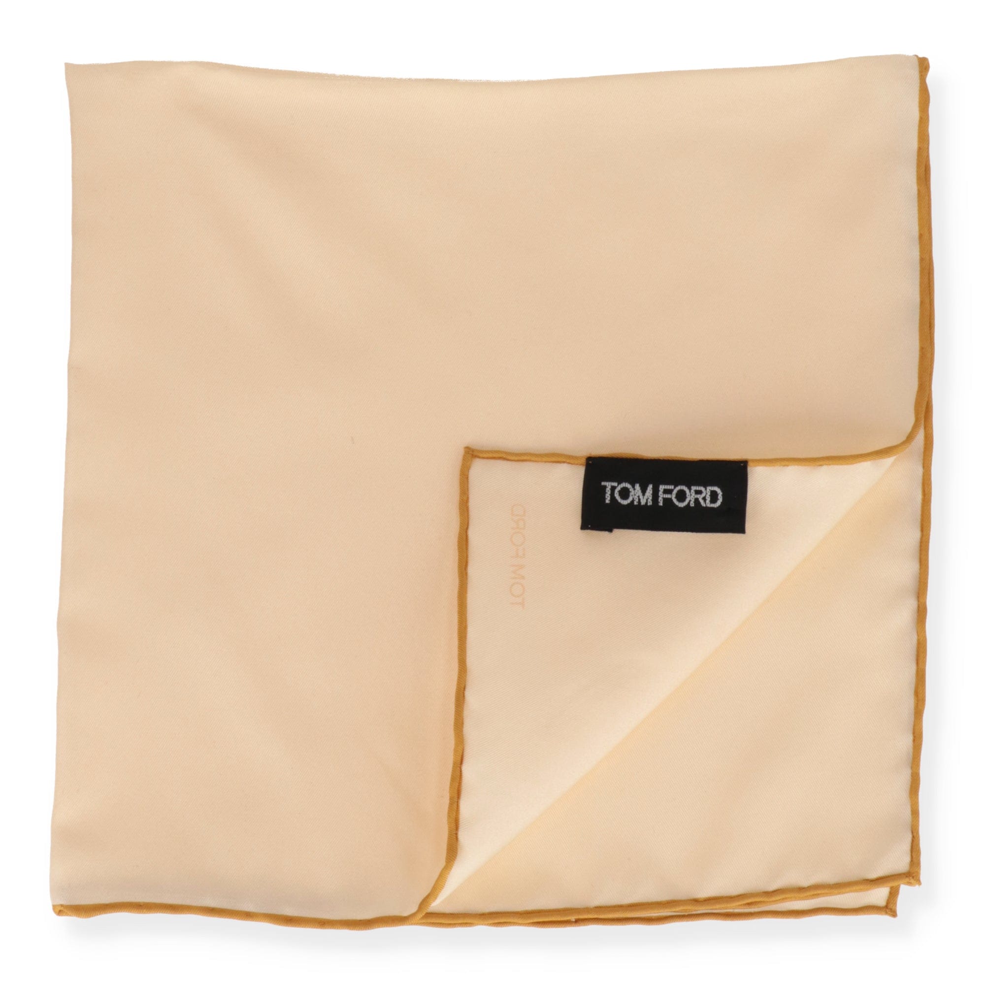 Tom Ford Mens Yellow Pocket Square