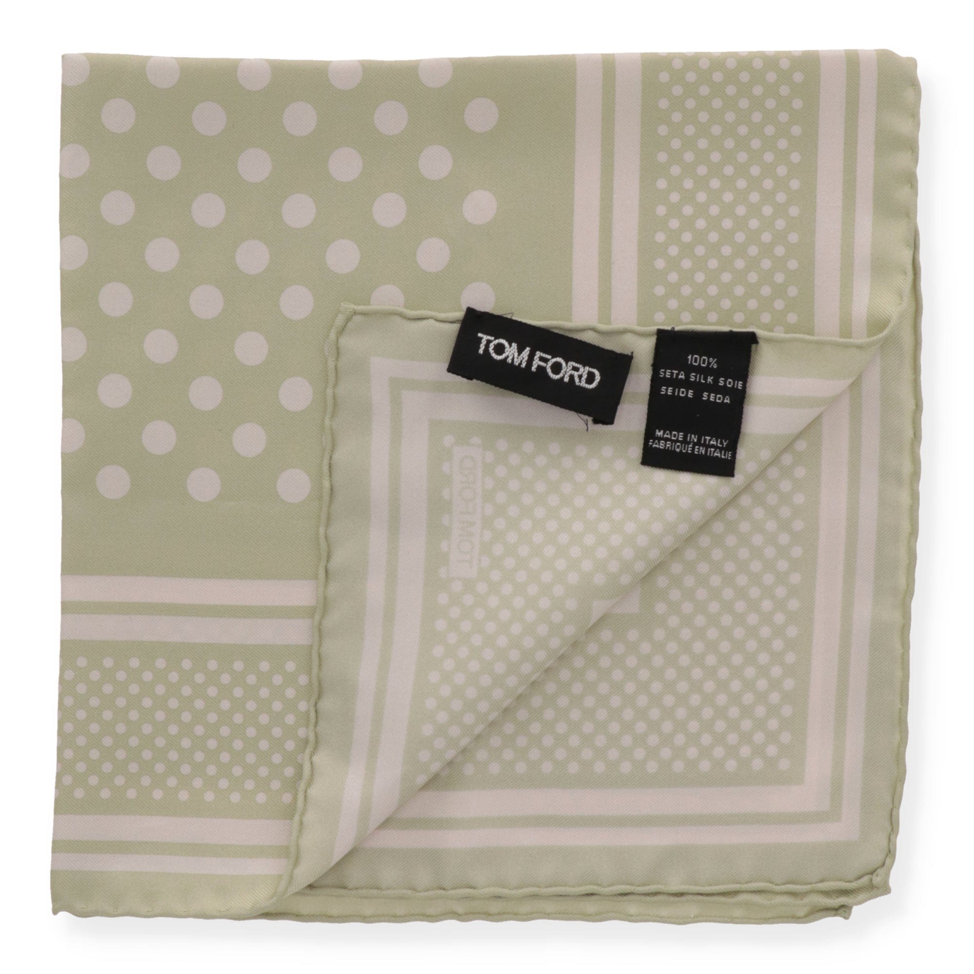 Tom Ford Mens Navy Pocket Square