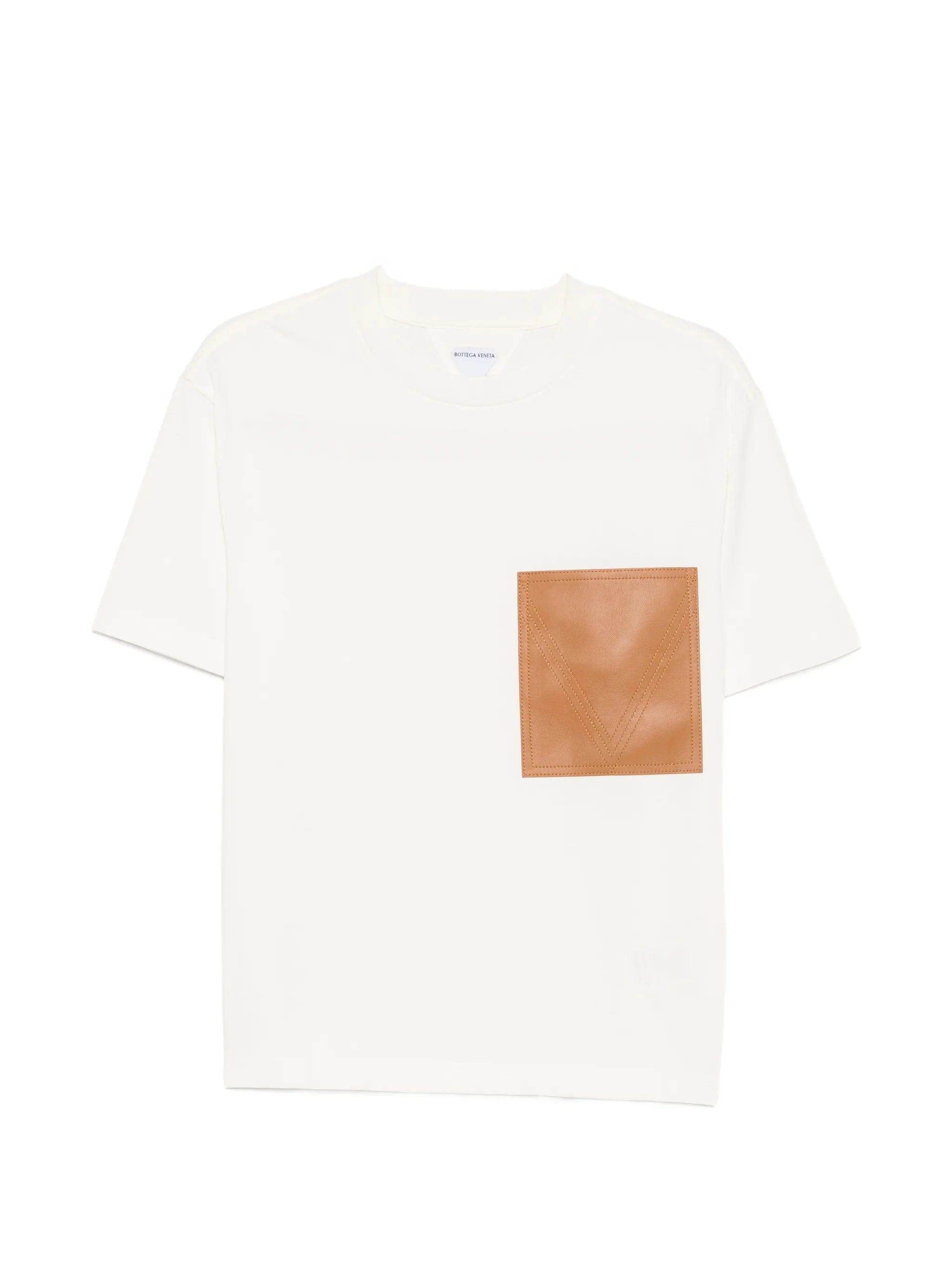 Bottega Veneta leather - pocket T - shirt