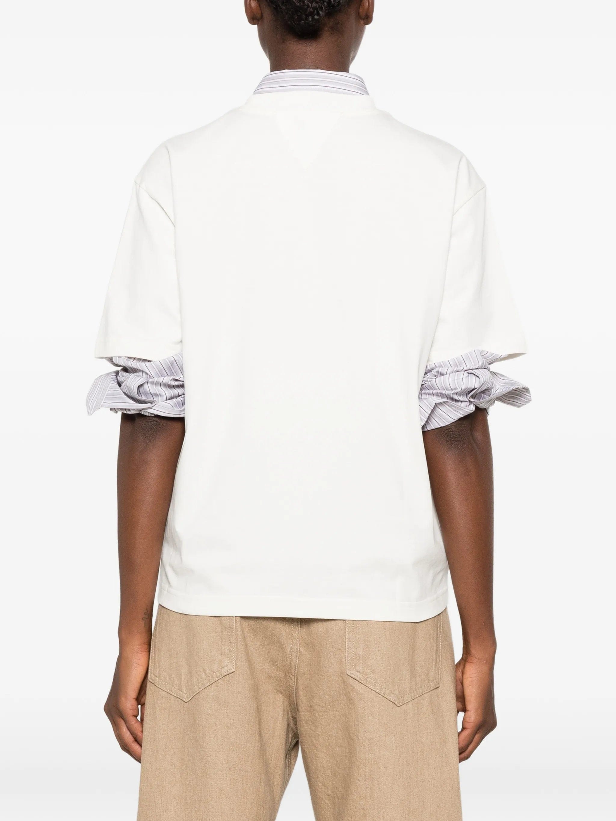 Bottega Veneta leather - pocket T - shirt