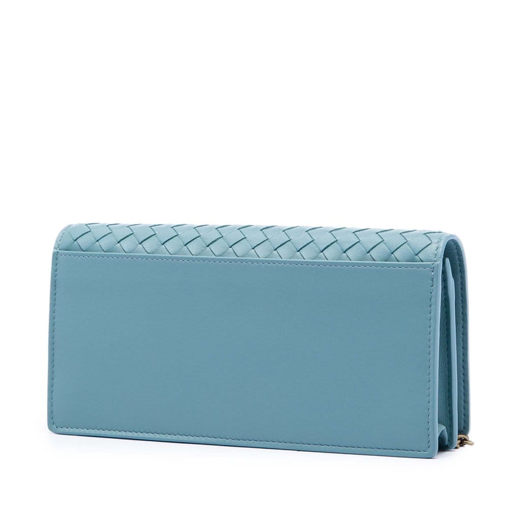 Bottega Veneta Nappa Intrecciato Wallet On Chain