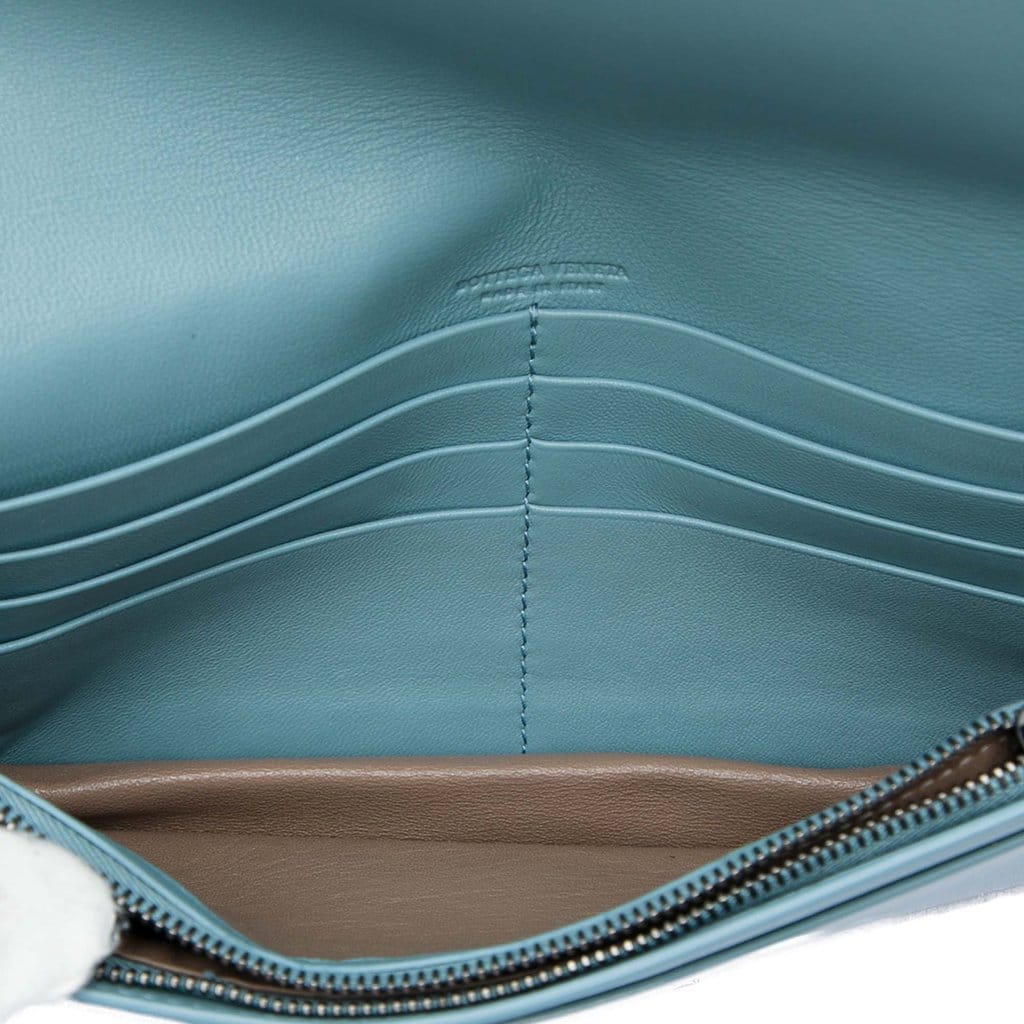 Bottega Veneta Nappa Intrecciato Wallet On Chain