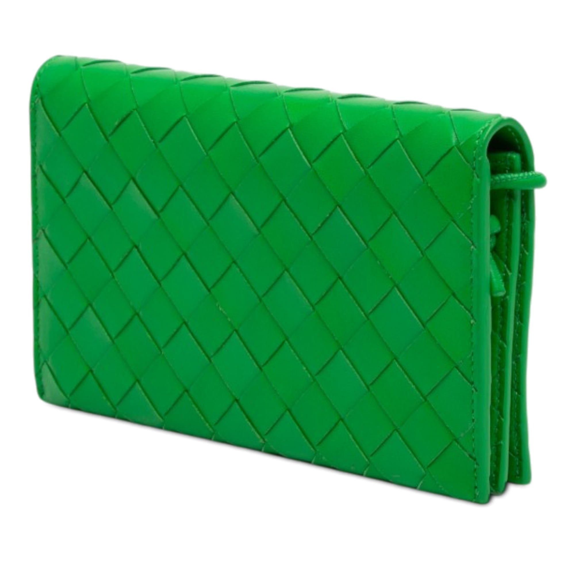 Bottega Veneta Nappa Intrecciato Wallet On Strap