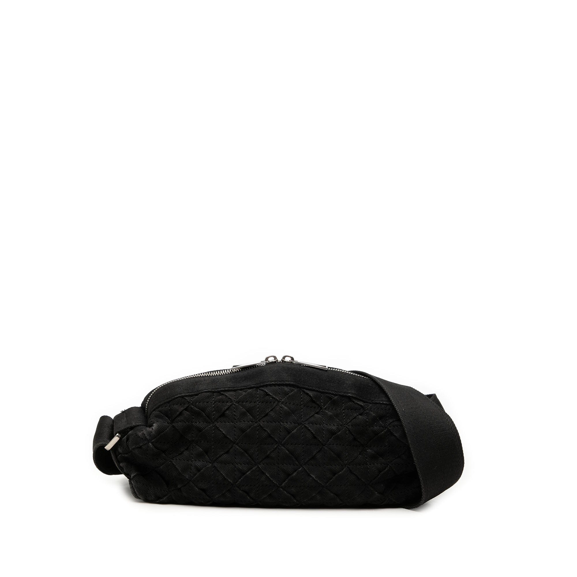 Bottega Veneta Canvas Intrecciato Webbing Belt Bag