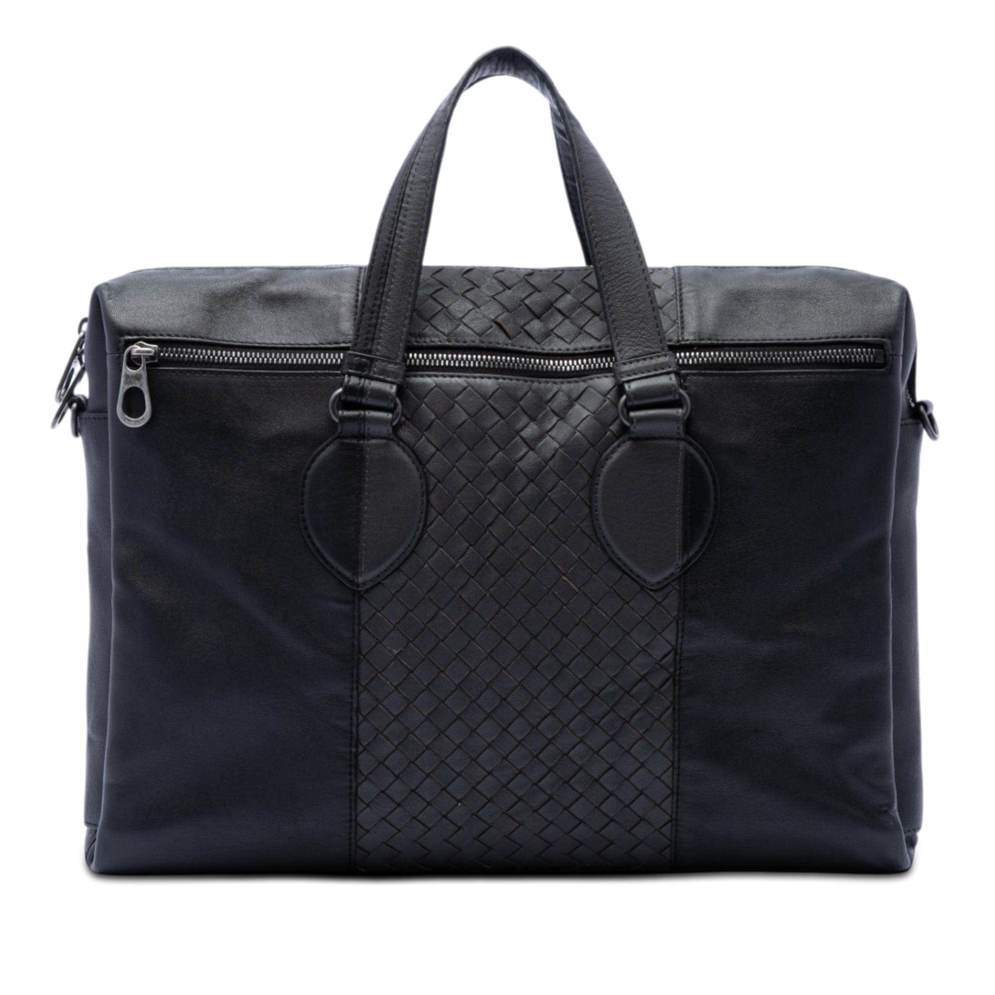 Bottega Veneta Bicolor Nappa Intrecciato Briefcase