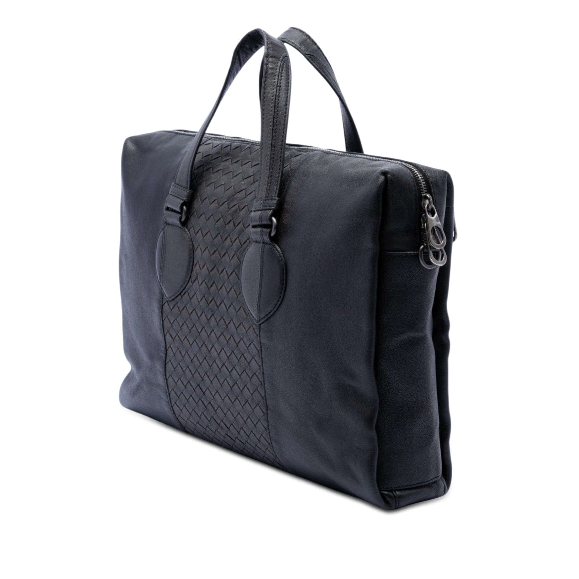 Bottega Veneta Bicolor Nappa Intrecciato Briefcase