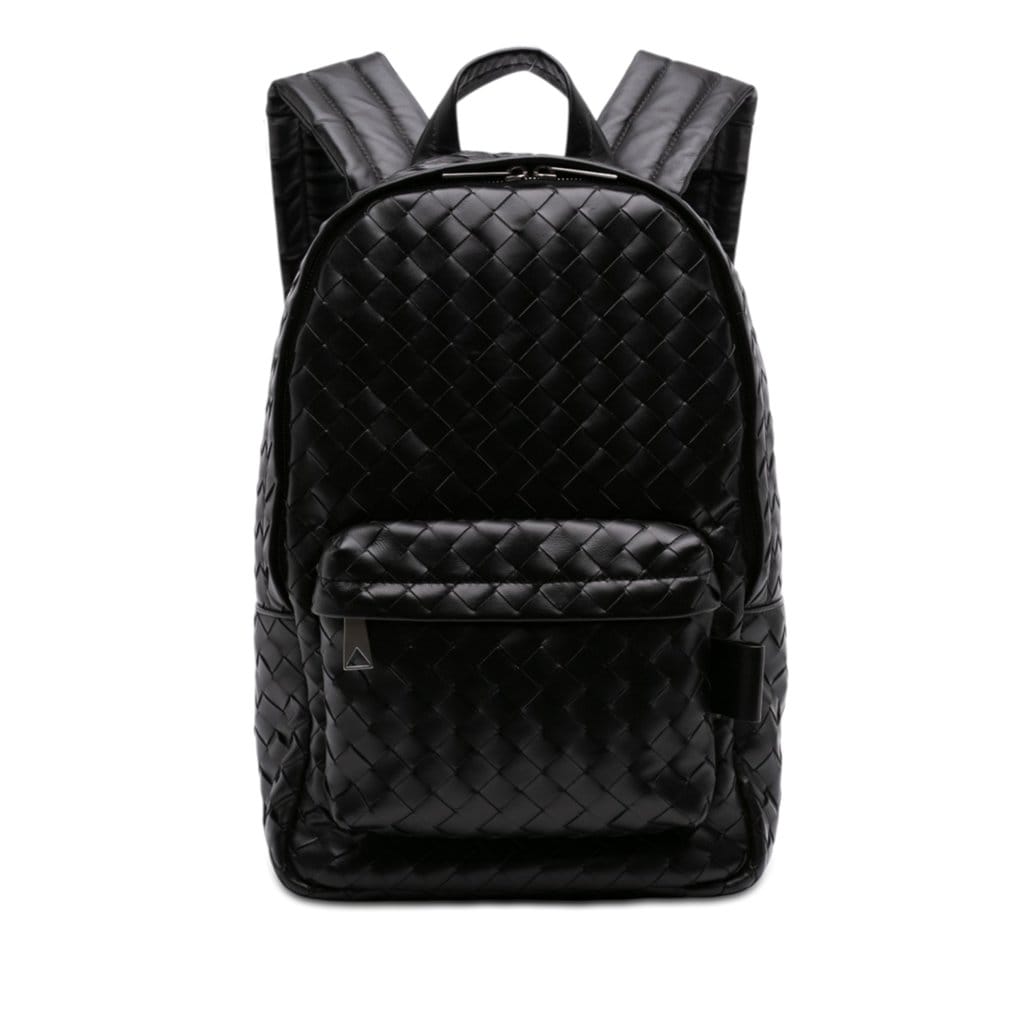 Bottega Veneta Small Leather Intrecciato Backpack