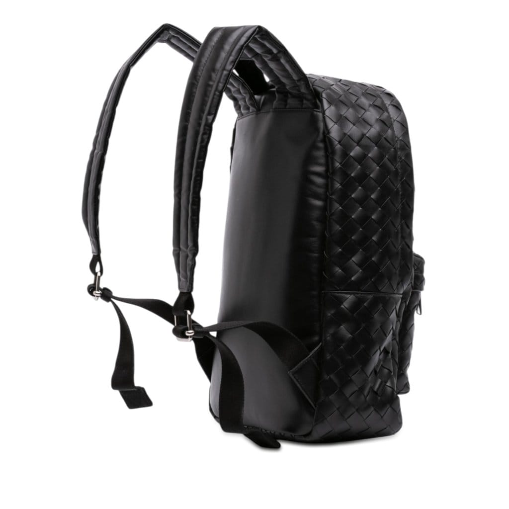 Bottega Veneta Small Leather Intrecciato Backpack