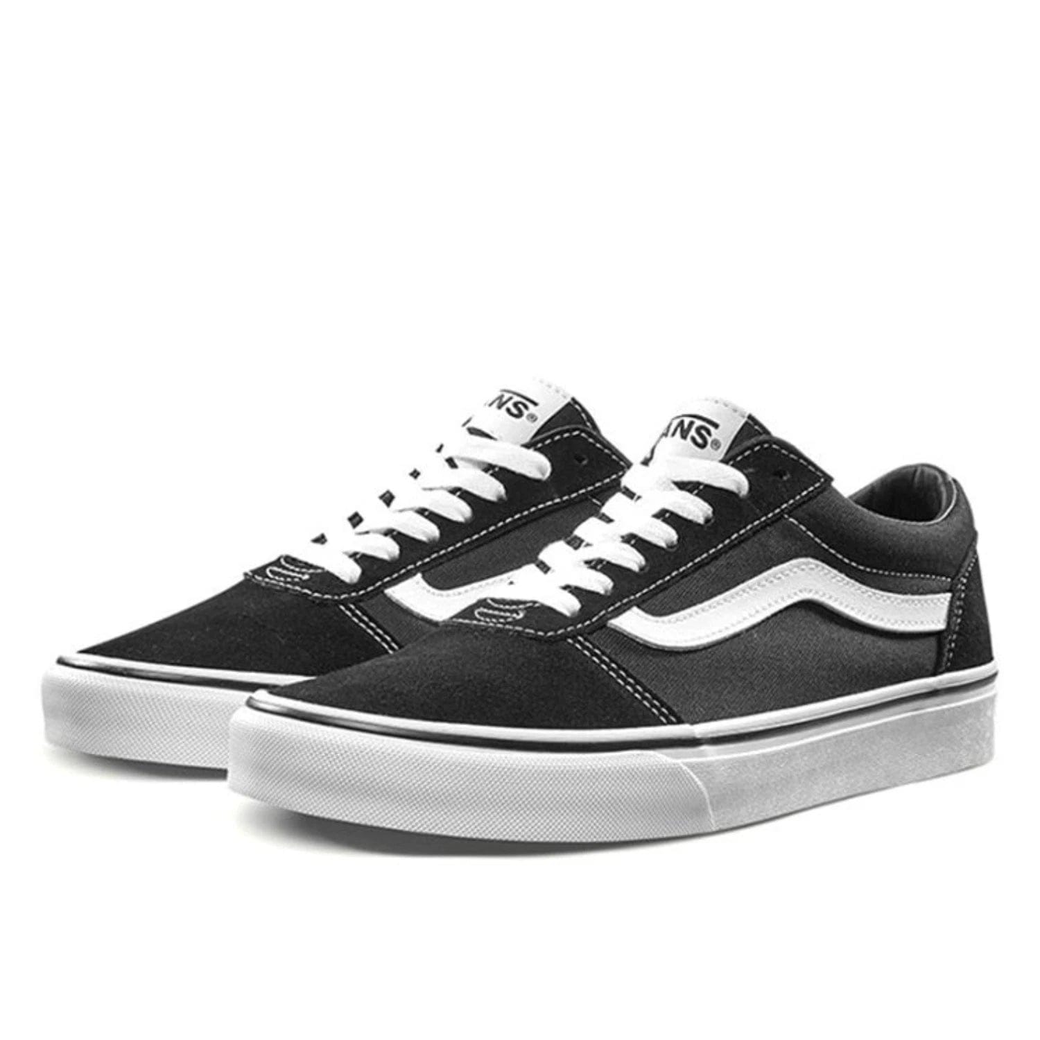 Vans Ward VN0A36EMC4R Sneakers Men's Black Suede Skateboarding Shoes LIQ1076