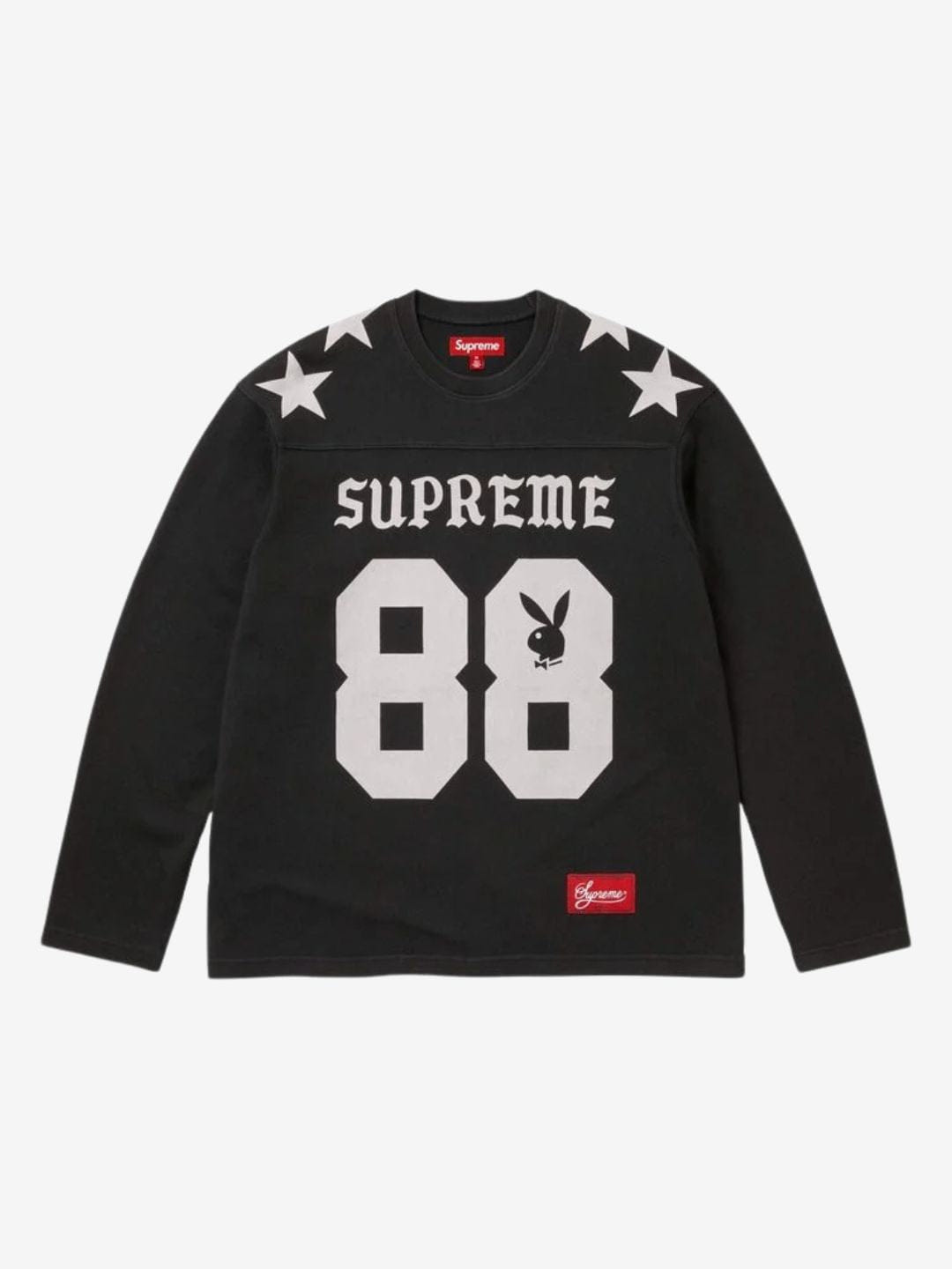 Supreme Playboy L/S Football Top Black