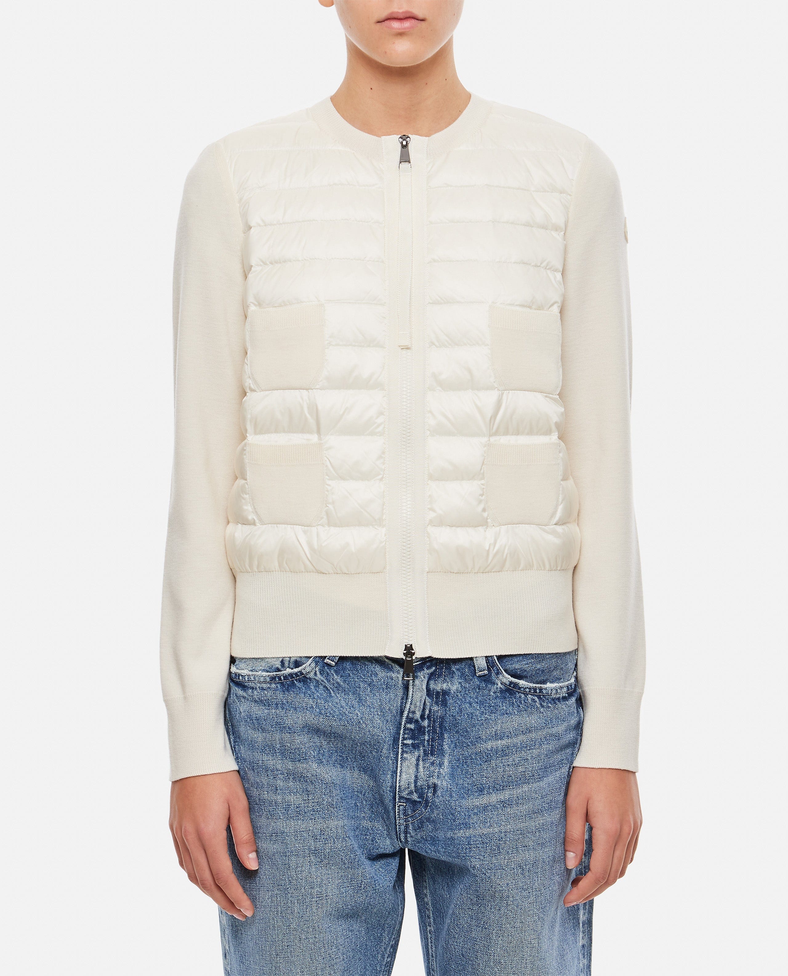 Moncler CARDIGAN IN LANA CON ZIP