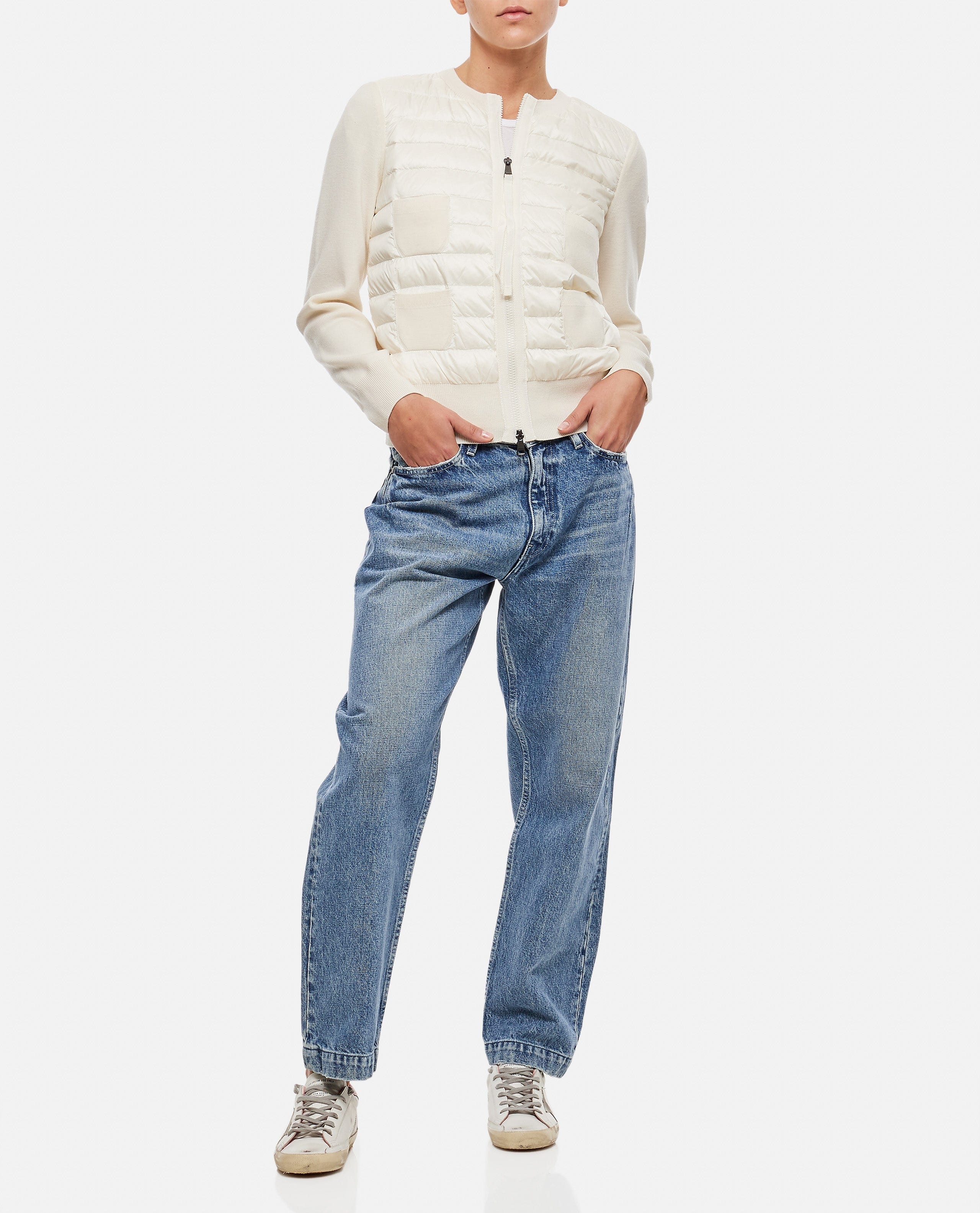 Moncler CARDIGAN IN LANA CON ZIP