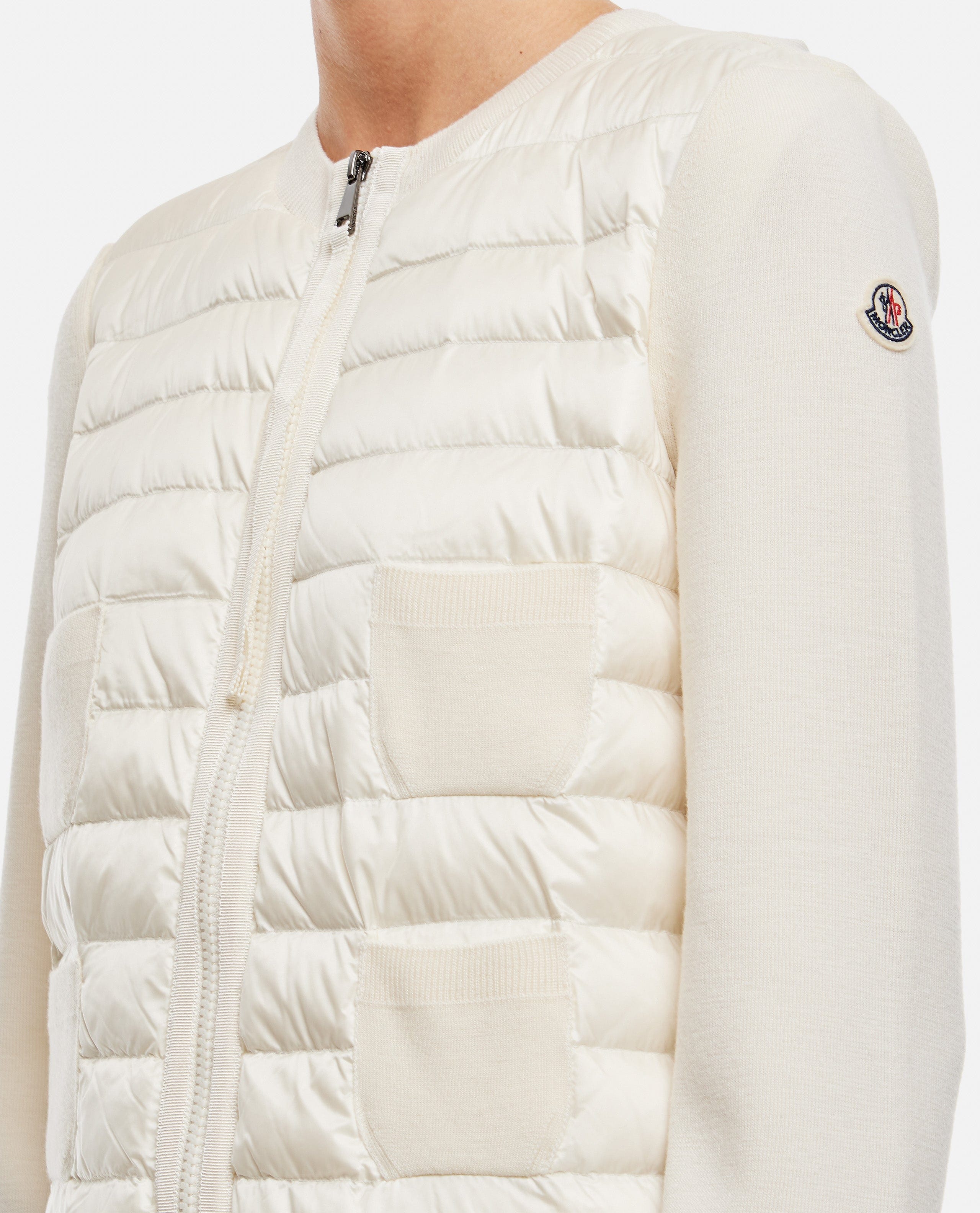 Moncler CARDIGAN IN LANA CON ZIP