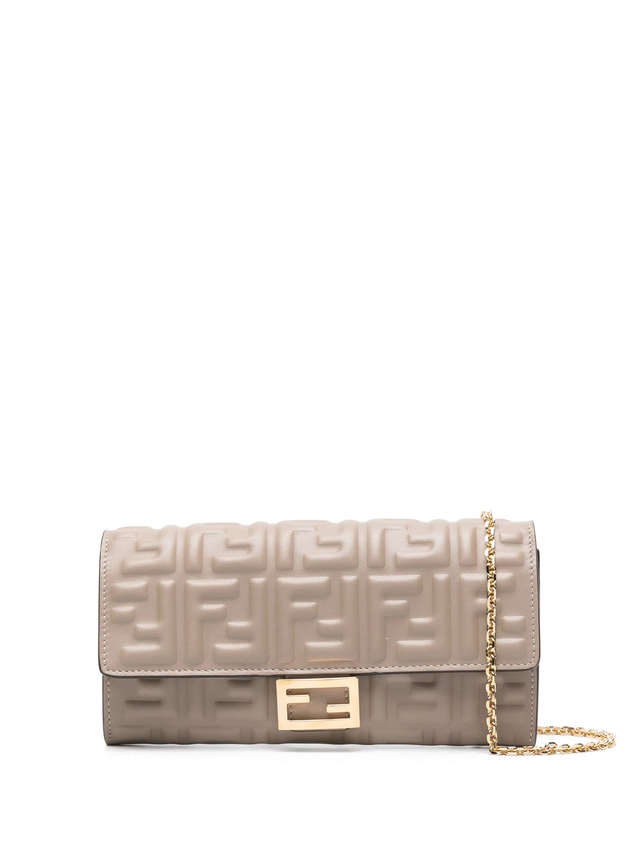 Fendi Baguette continental wallet - on - chain