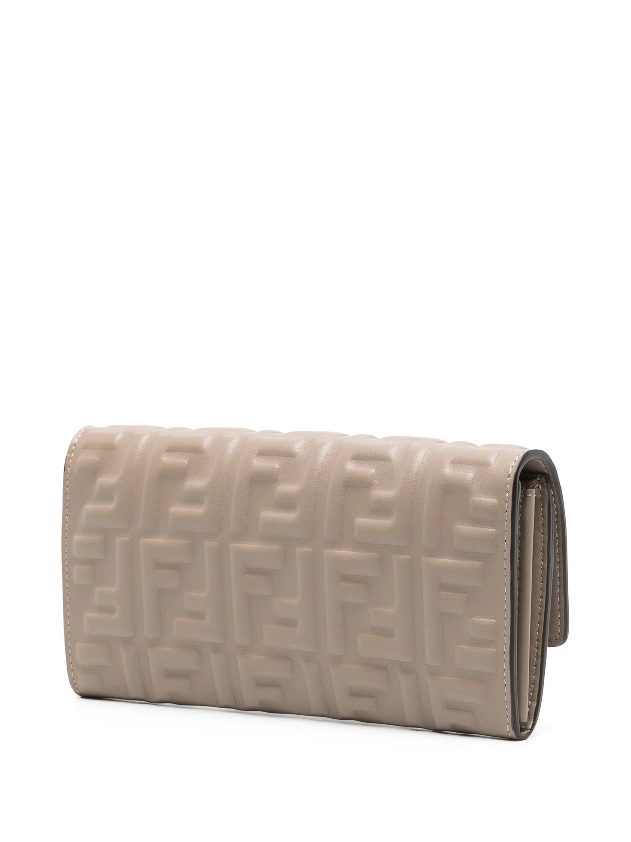 Fendi Baguette continental wallet - on - chain