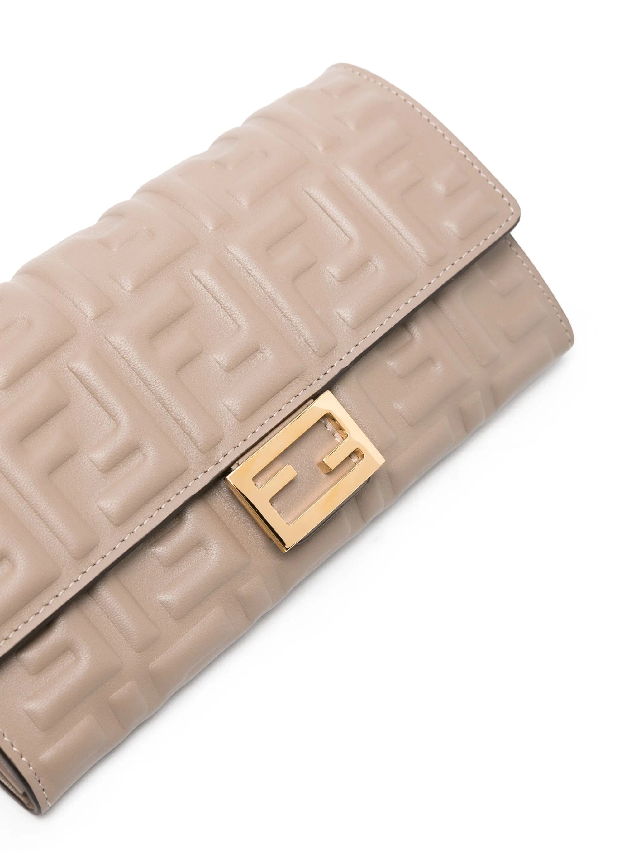 Fendi Baguette continental wallet - on - chain