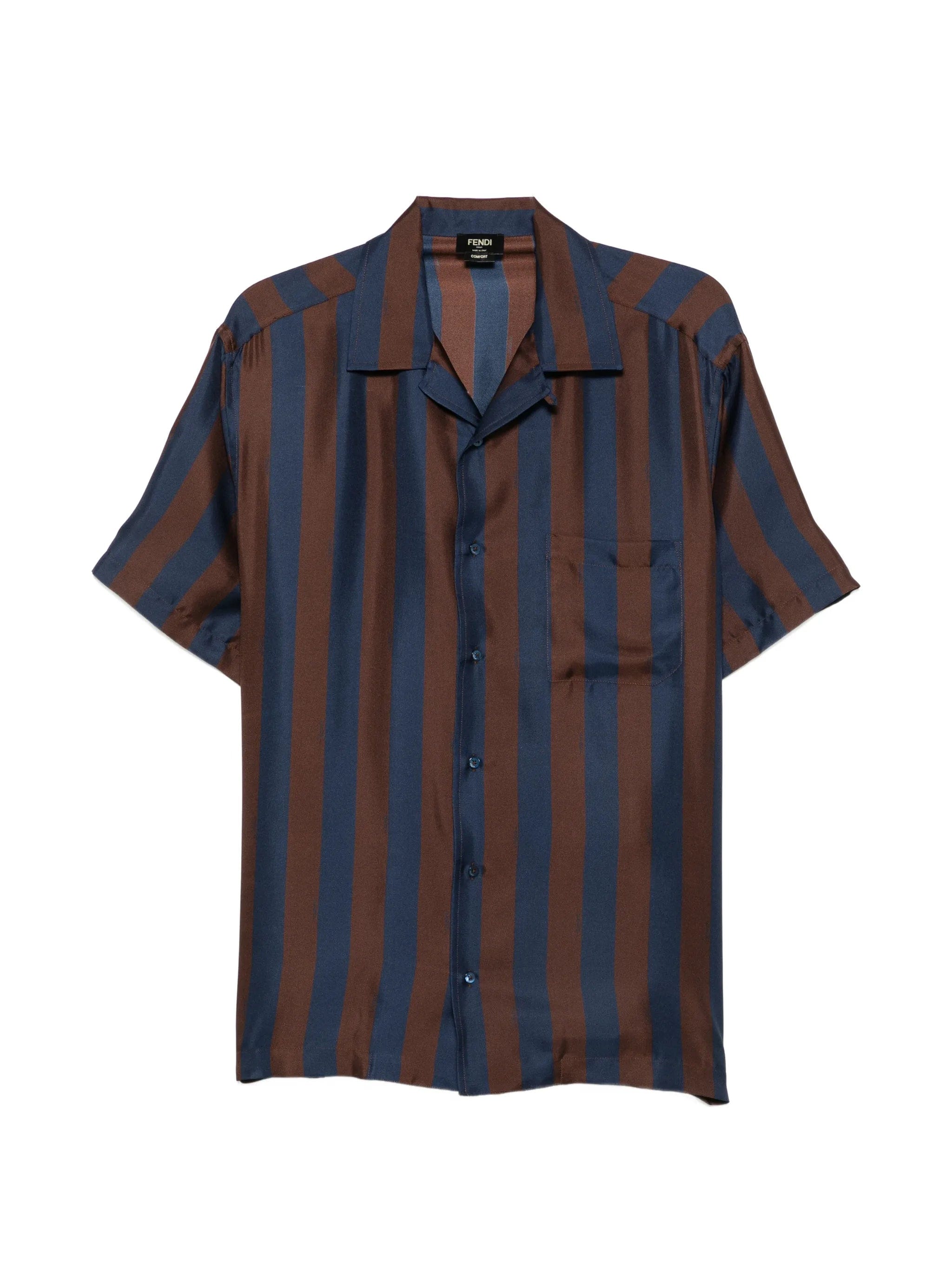 Fendi striped silk shirt