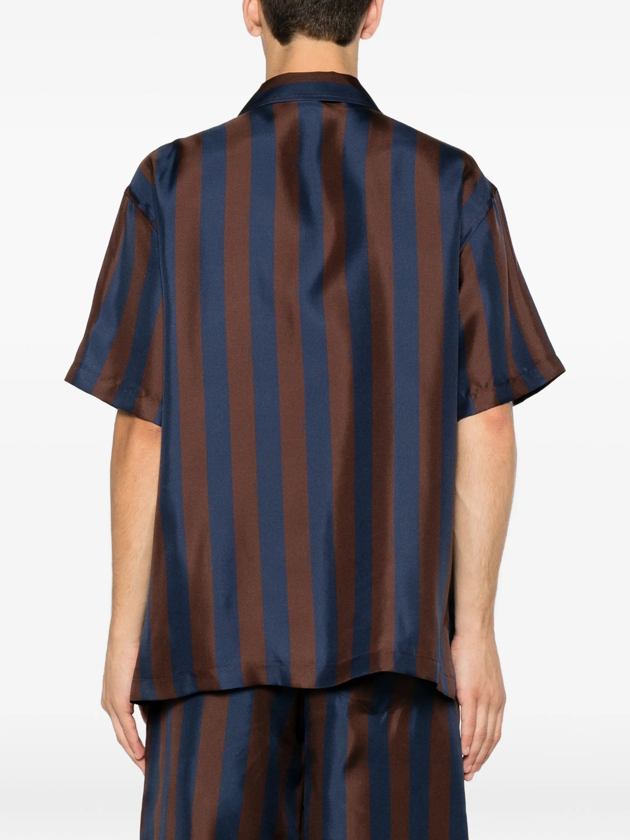 Fendi striped silk shirt