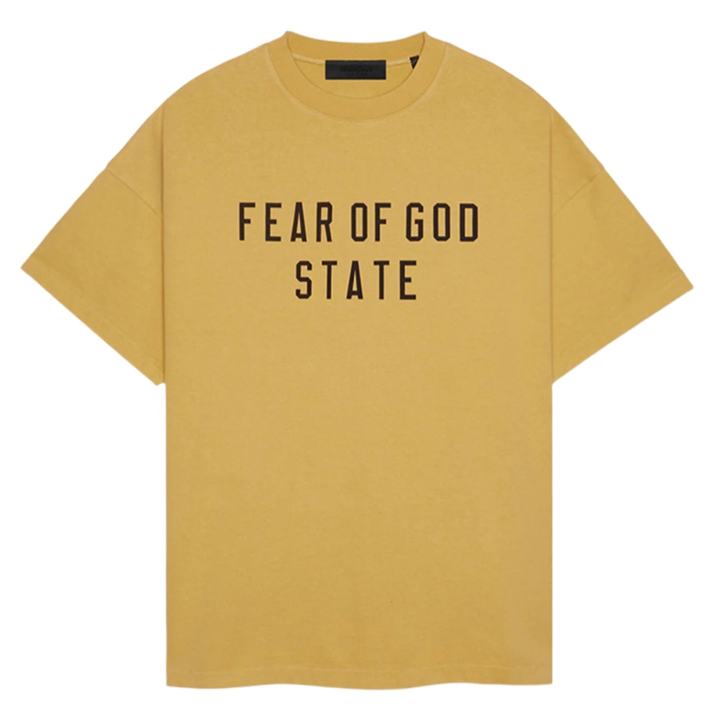 Fear of God Essentials Heavy Crewneck T-Shirt Amber (FW24)