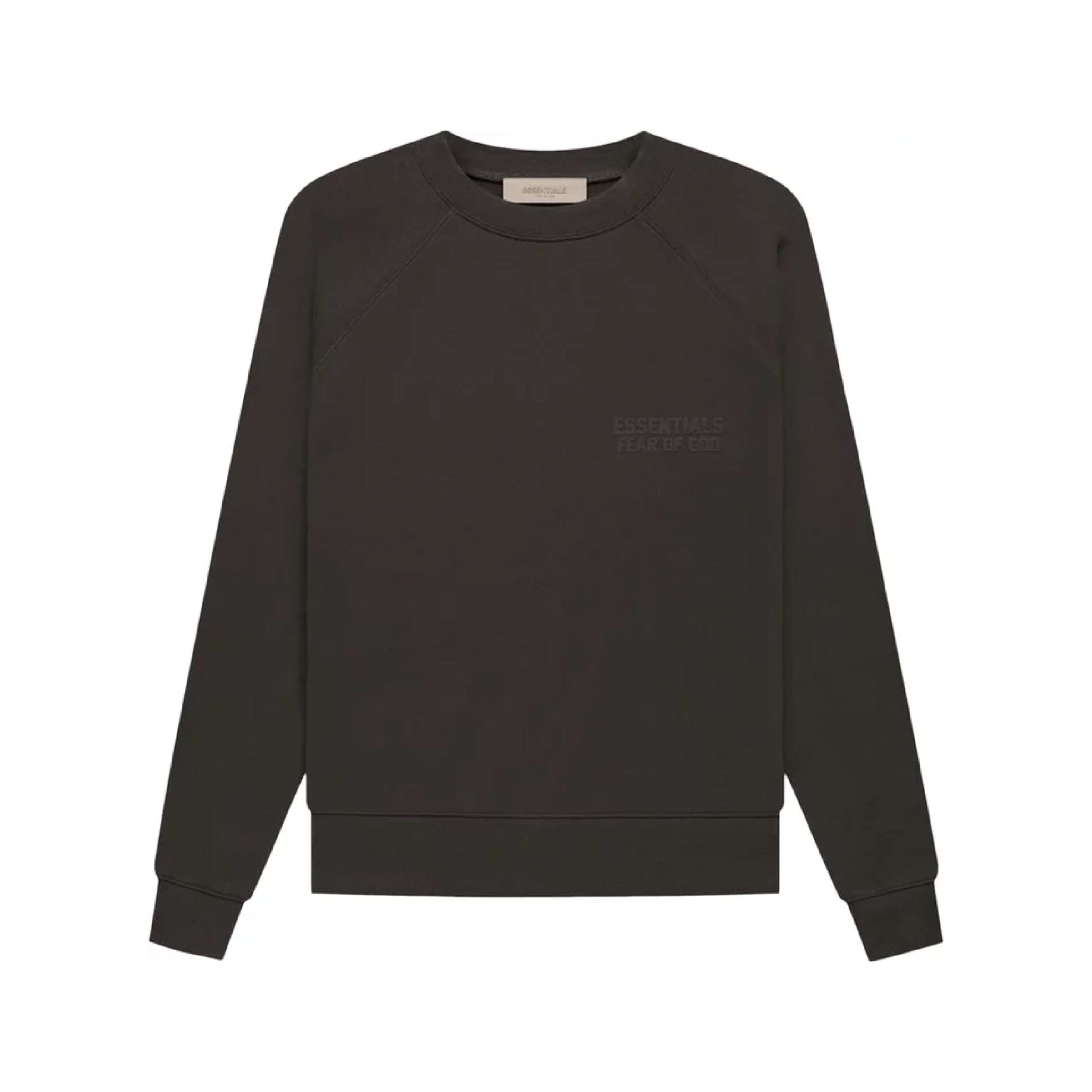 Fear of God ESSENTIALS Crewneck - Off Black (Fall 22)
