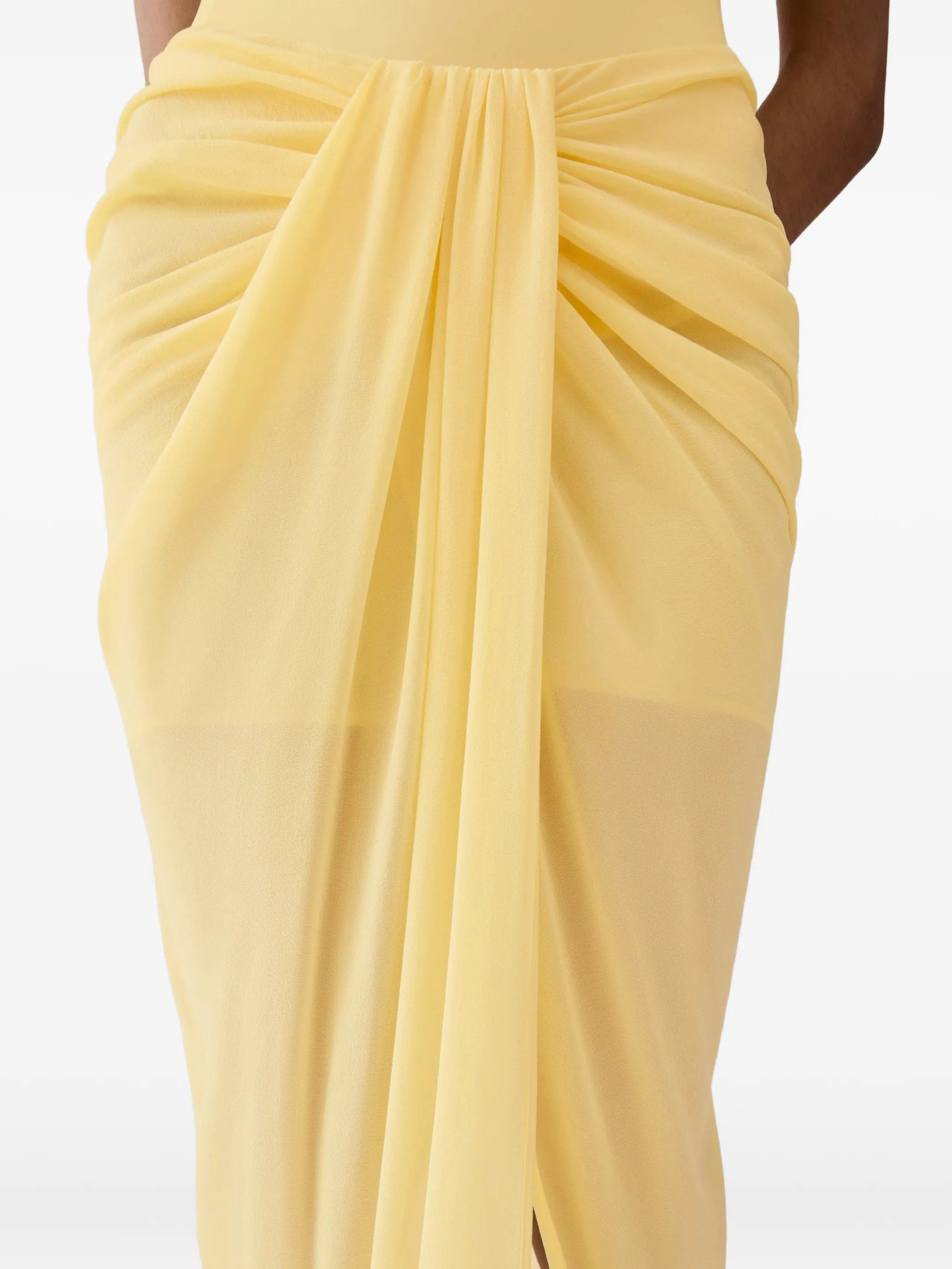 Jacquemus The paréo asymmetric sarong skirt