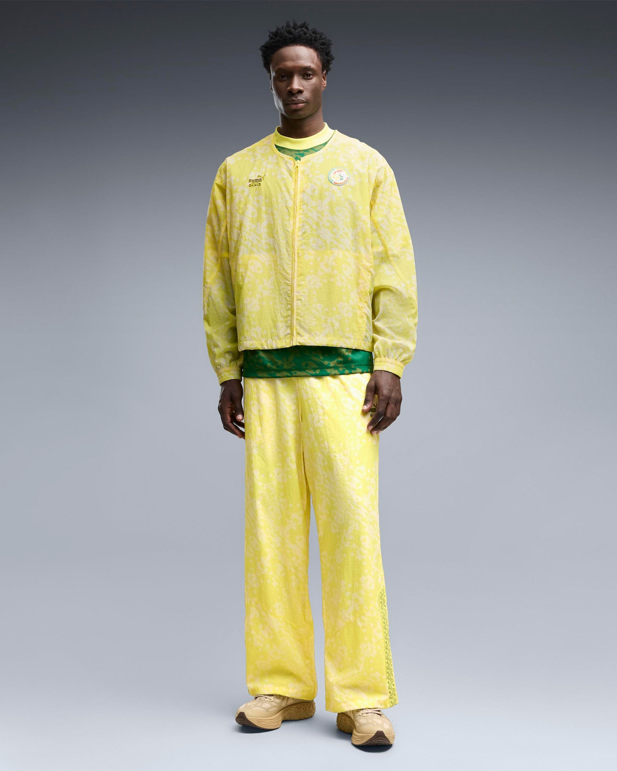 Puma Chaqueta de chandal con logo Relaxed Puma x Salehe Bembury x Senegal King para hombre
